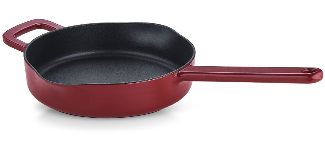 Fissler Bratpfanne »Moments Collection Gusseisen, Pfanne, rund, Schüttrand mit Ausgießern«, Gusseisen, (1 tlg.), Aroma-Bratfläche mit natürlichem Antihafteffekt