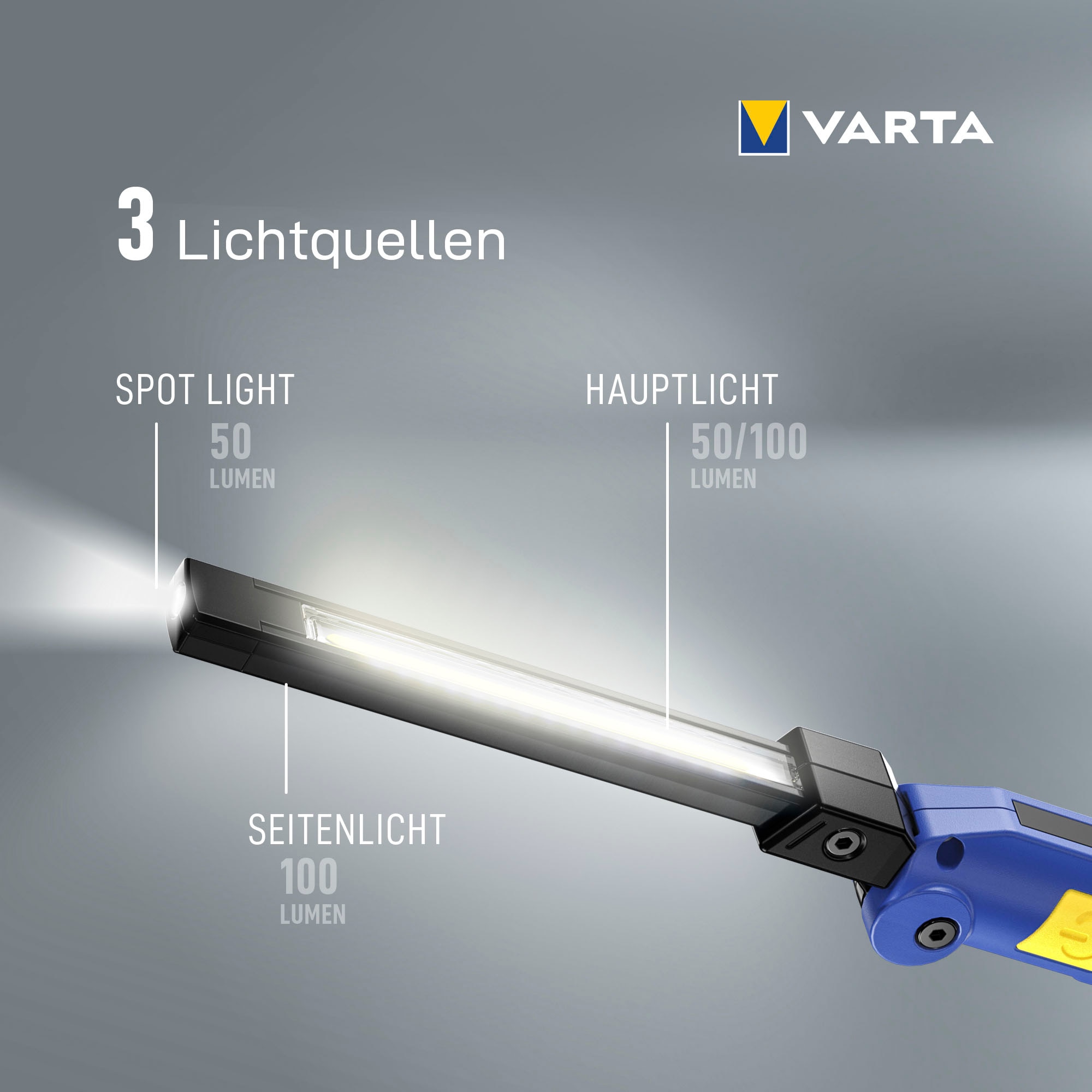 VARTA Taschenlampe »Work Flex® Multifunction Light F20R«