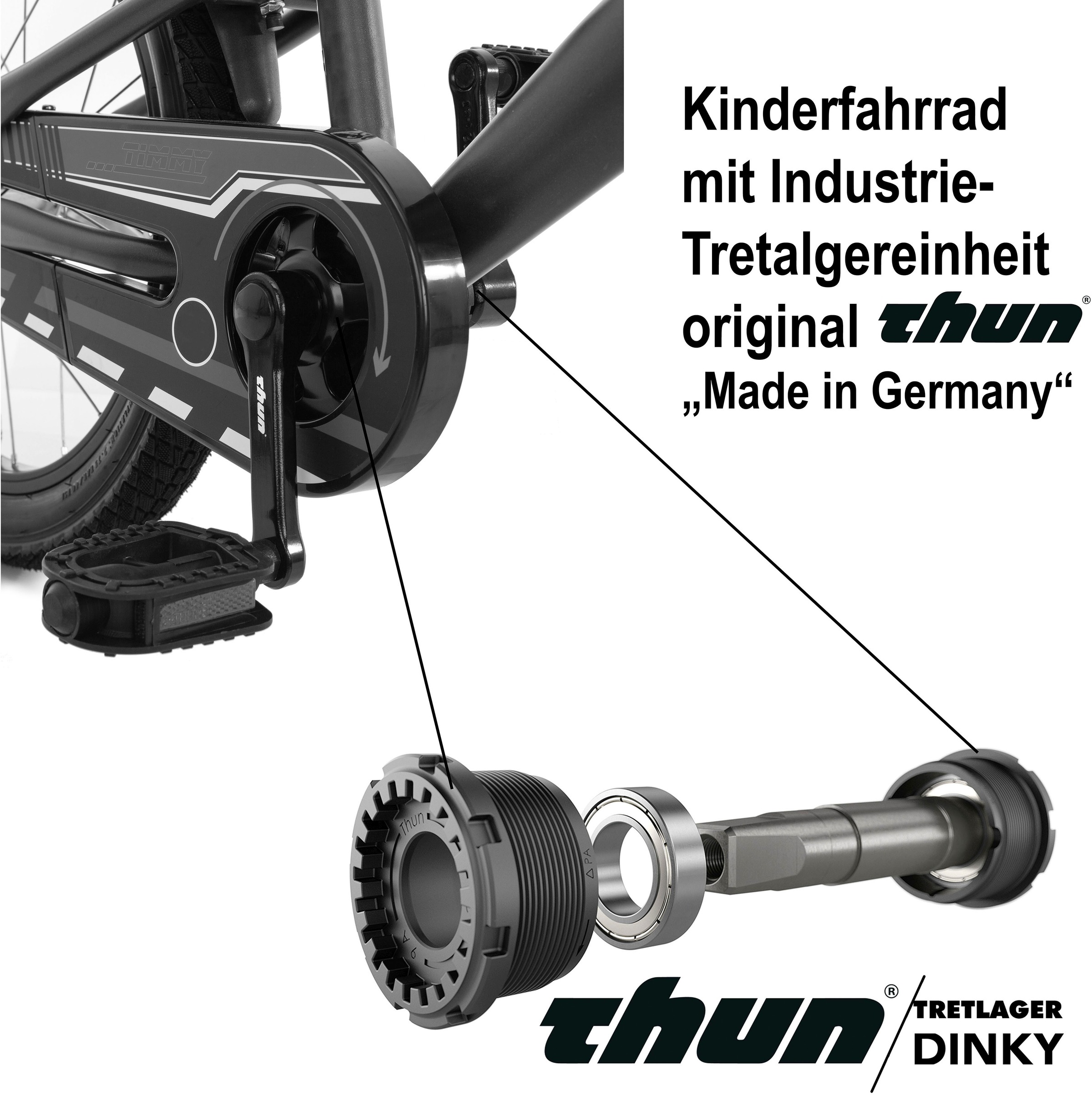Bachtenkirch Kinderfahrrad »14" Feuerwehr«, 1 Gang, ohne Schaltung