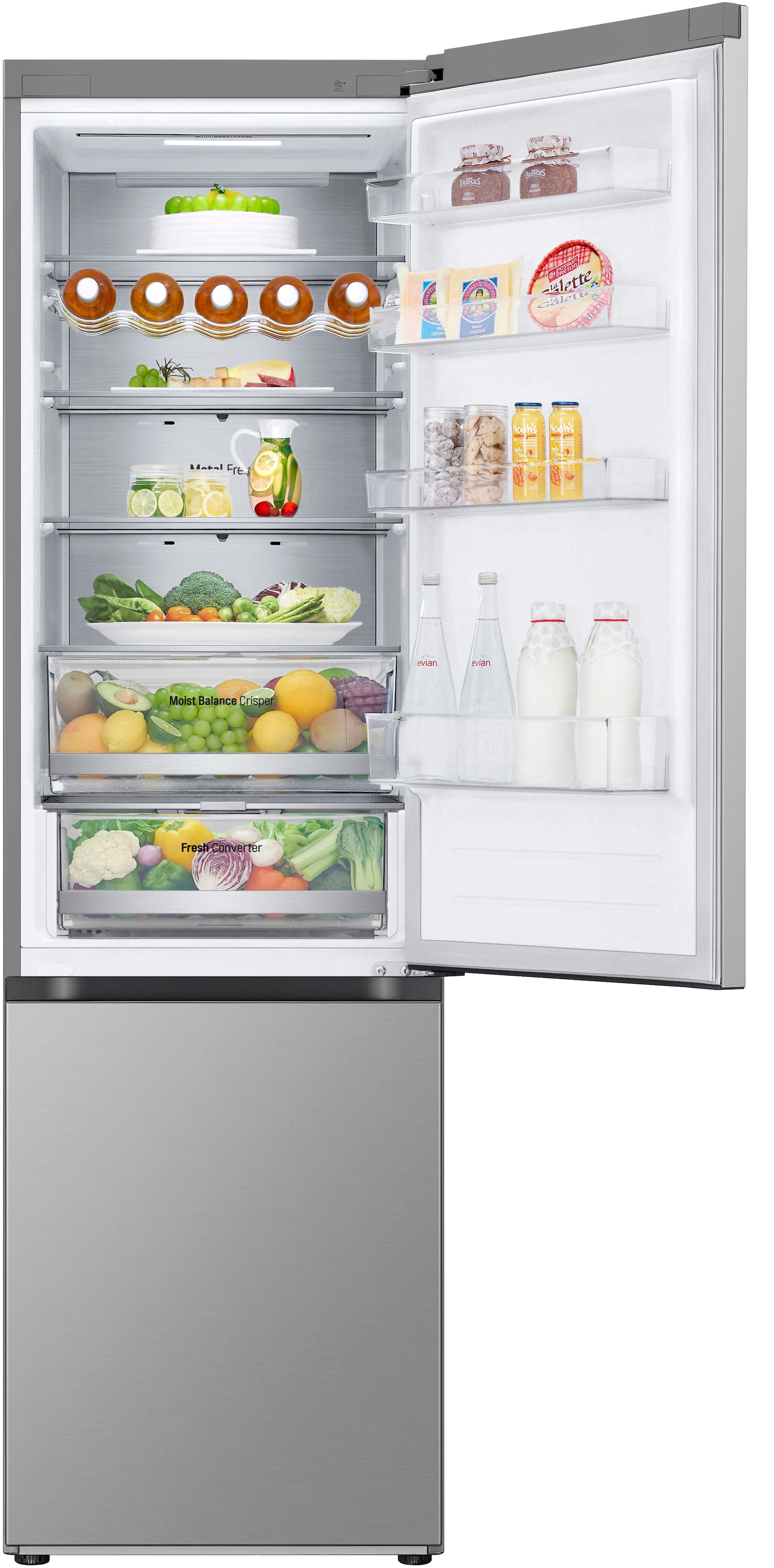 LG Kühl-/Gefrierkombination »GBV5250CPY«, Aussendisplay und ThinQ App-Kompatibilität