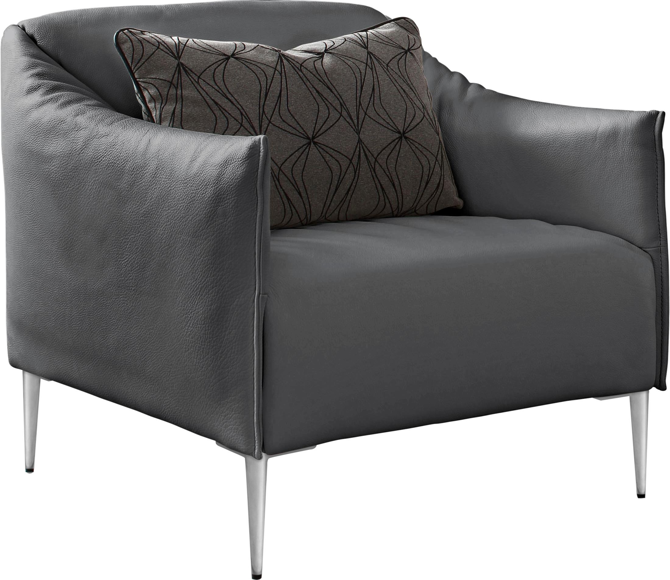 W.SCHILLIG Cocktailsessel »sally«, mit Metallfüßen in Chrom glänzend