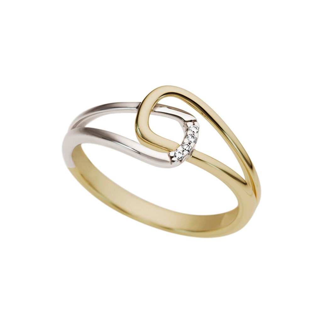 Firetti Diamantring »Schmuck Geschenk Gold 333 Damenring Goldring Diamant«