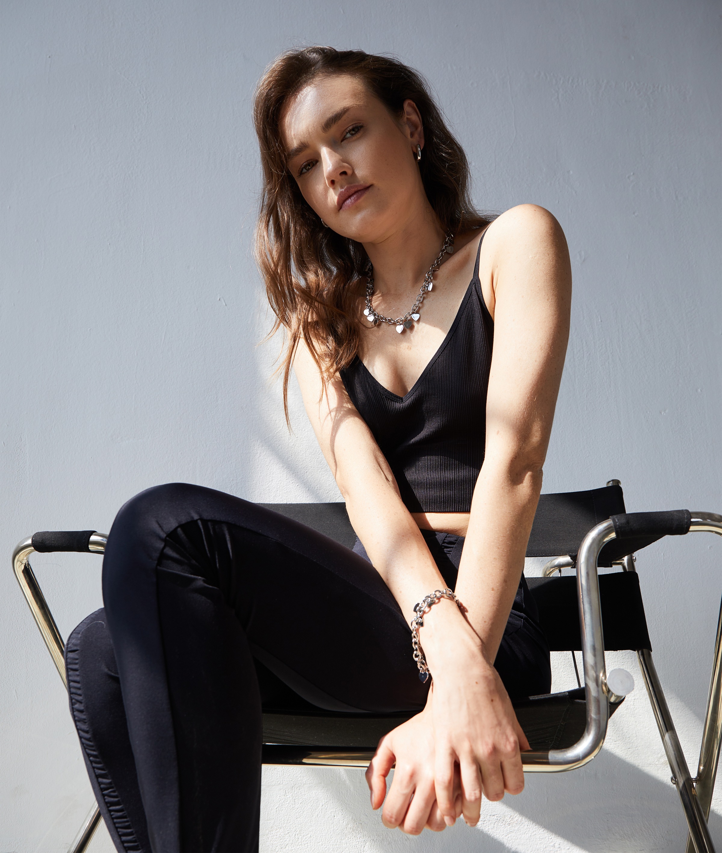 Echtzeit Kette mit Anhänger »Schmuck Geschenk Edelstahl Halskette Endless Love Herzen«