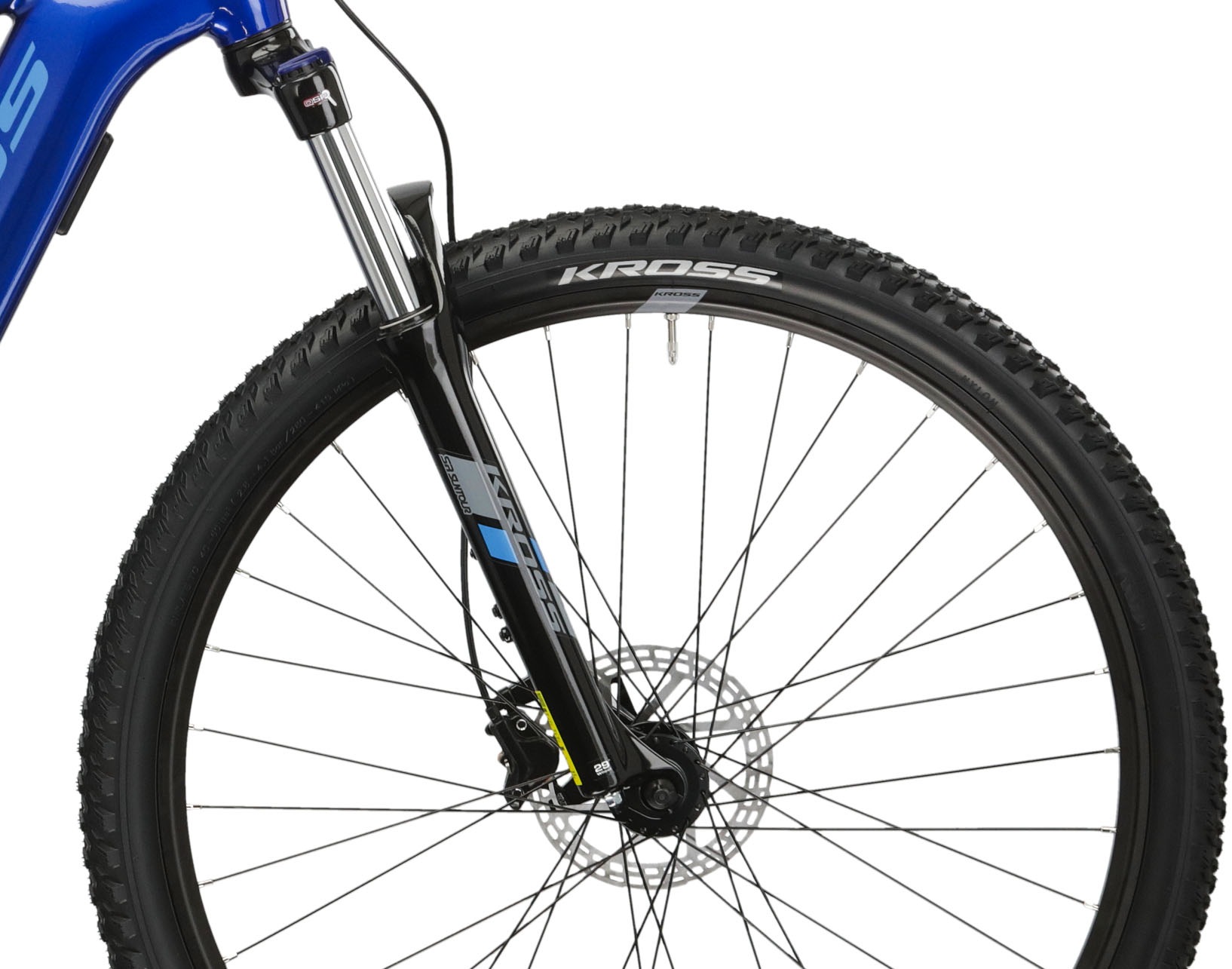 Kross E-Bike »KROSS E-MTB Lea Boost 2.0 29 Zoll blau«, 9 Gang, microSHIFT, ACOLYTE M5180M, Heckmotor 250 W