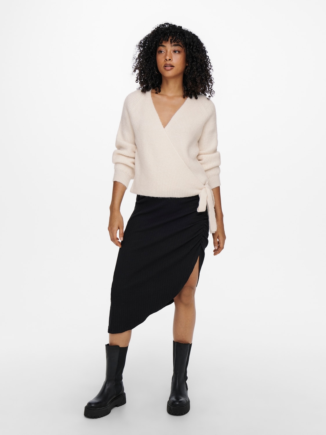 ONLY Wickelstrickjacke »ONLMIA L/S WRAP CARDIGAN KNT NOOS«