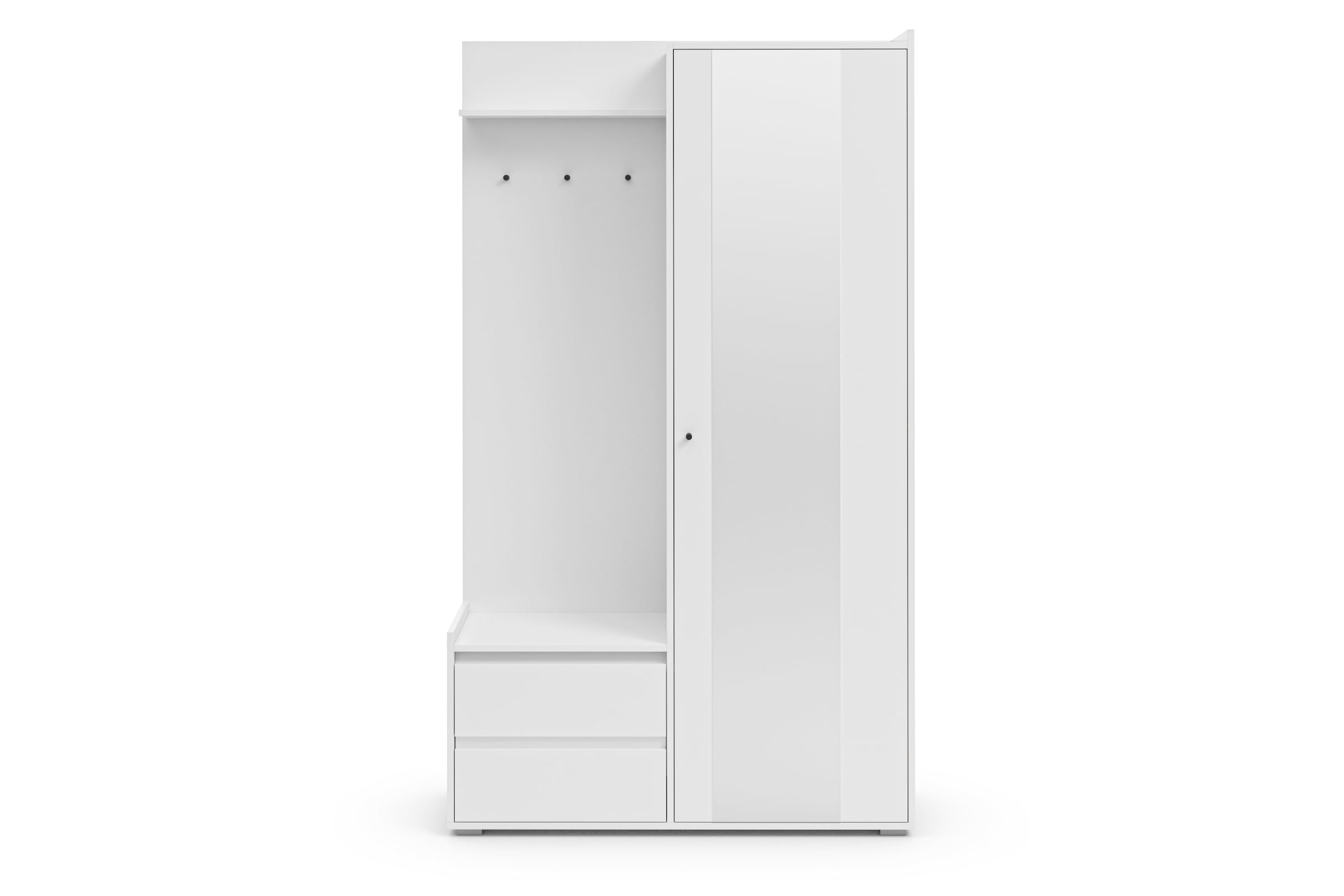 INOSIGN Garderobenschrank »Kosmo«, mit Spiegel Maße 118 x 30 cm, Höhe 190 cm, Breite 110 cm