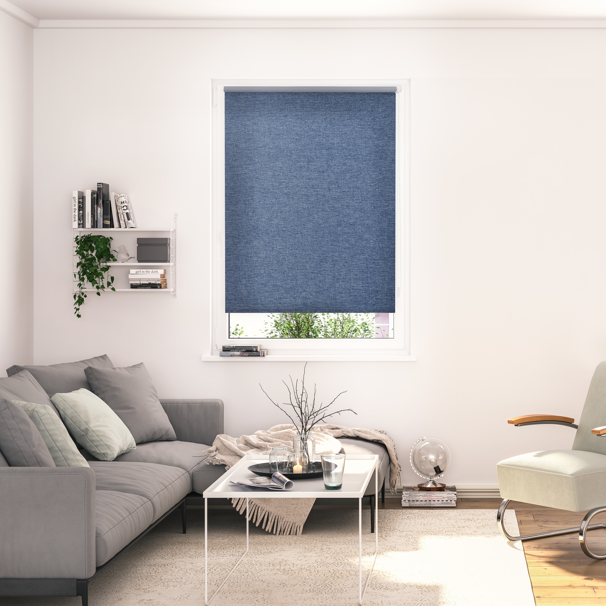 LICHTBLICK ORIGINAL Rollo »Klemmfix, ohne Bohren«, blickdicht, Hitzeschutz-energiesparend-Wärmedämmung-Sichtschutz, mit Bohren/ohne Bohren, freihängend, Thermofunktion, Lichtdurchlässig, Klemmbar, Energiesparend