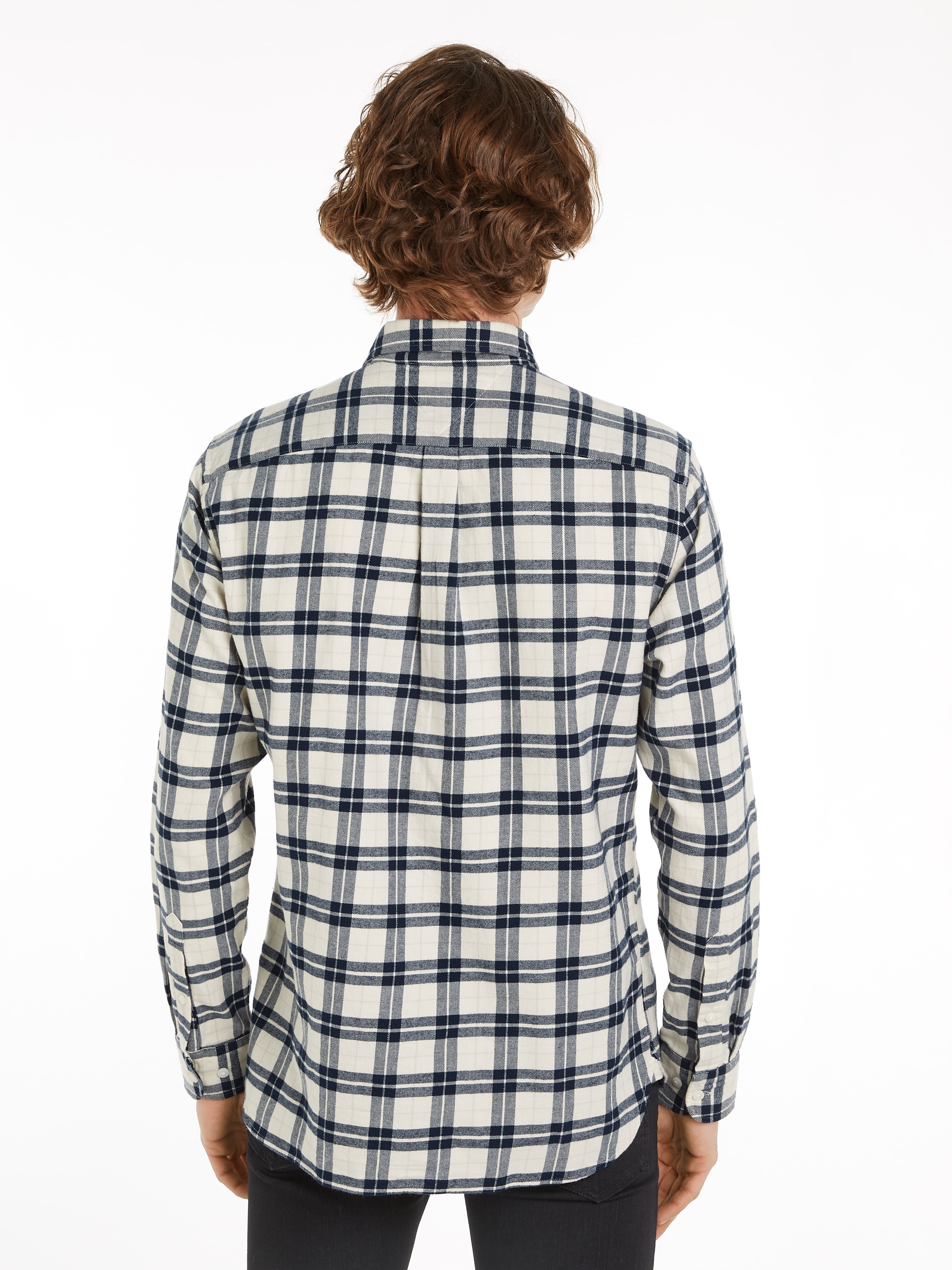 Tommy Hilfiger Langarmhemd »BRUSHED EASY CHECK Regular Fit SHIRT« mehrfarbig kariert