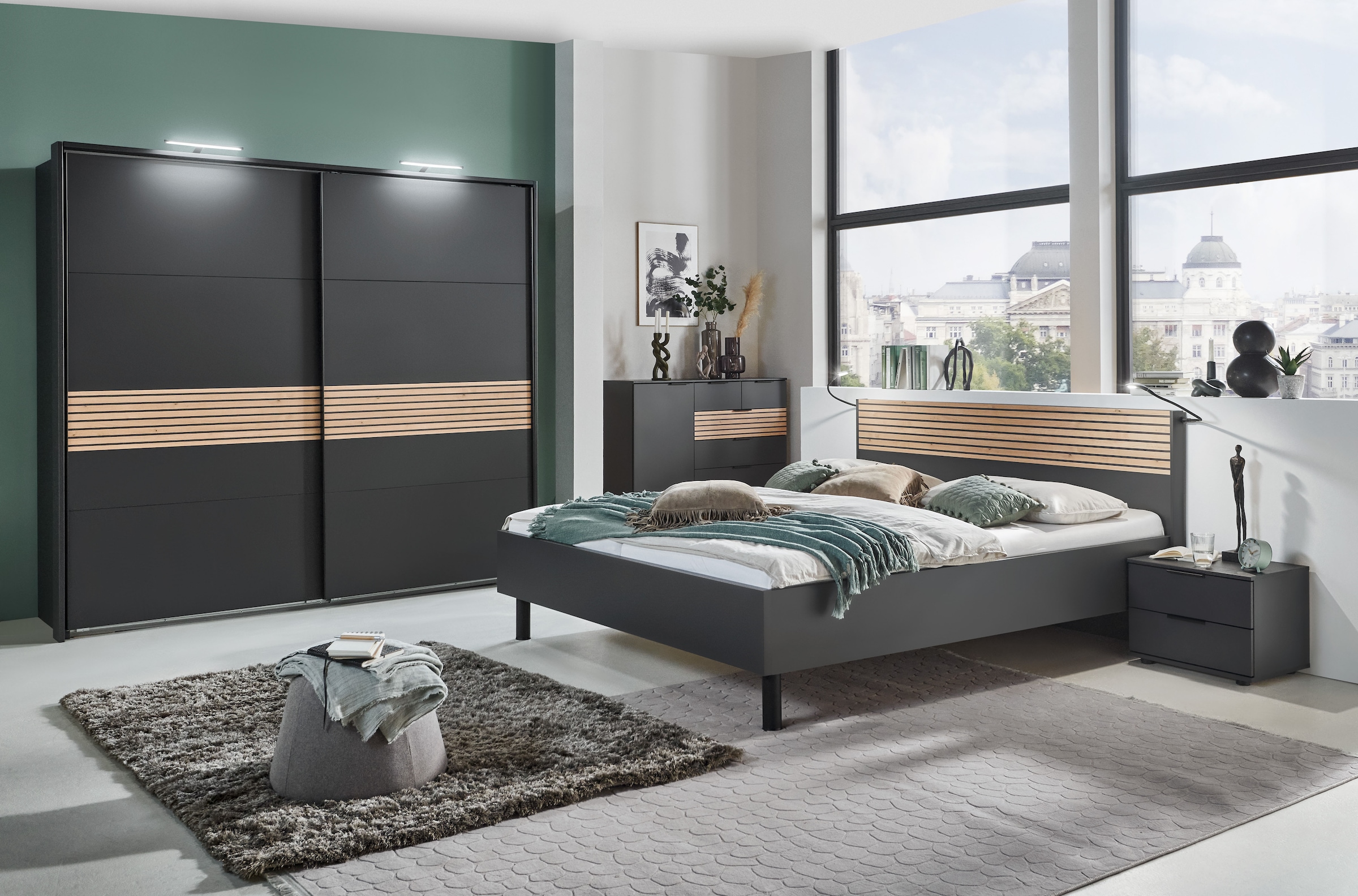 Wimex Nachtkommode »Rotterdam« Nachtschrank einzeln oder im 2er Set, mit jeweils 2 Schubladen