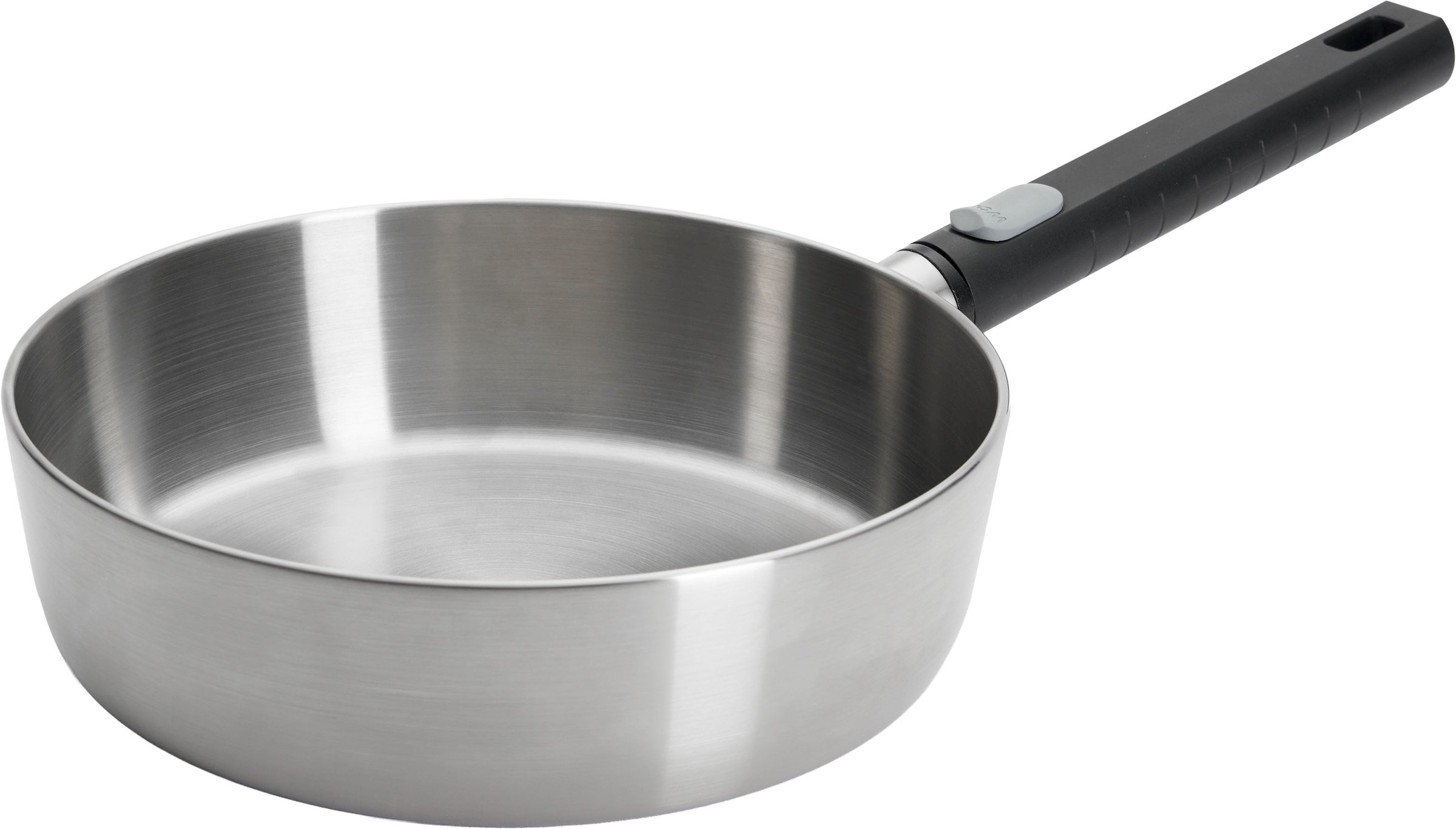 WOLL Schmorpfanne »Logic Steel«, Edelstahl 18/10, (1 tlg.), 5-Schicht-Aufba günstig online kaufen
