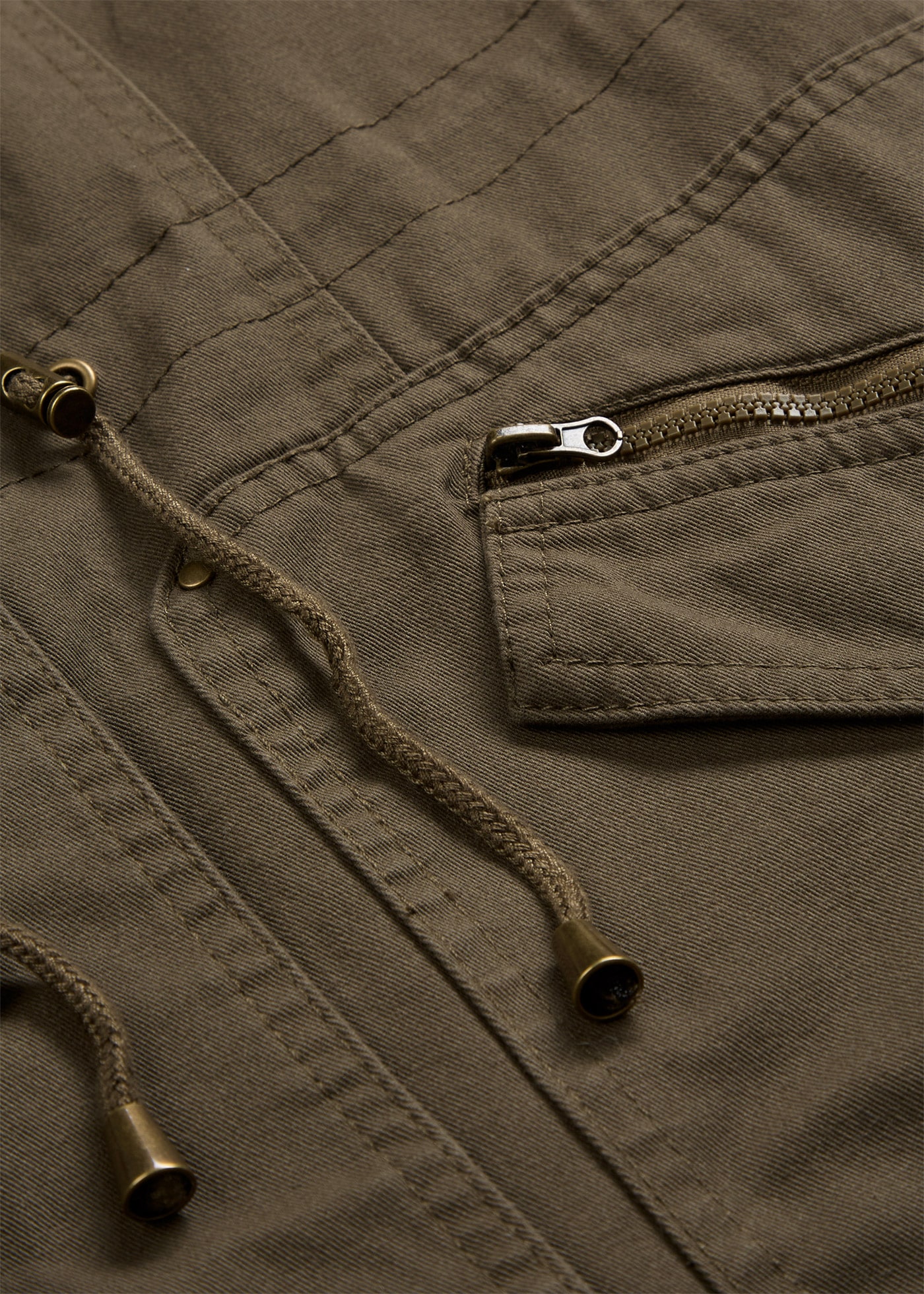 bonprix Parka »Baumwoll-Kurzparka mit Stehkragen, talliert« Baumwoll-Kurzparka mit Stehkragen, talliert