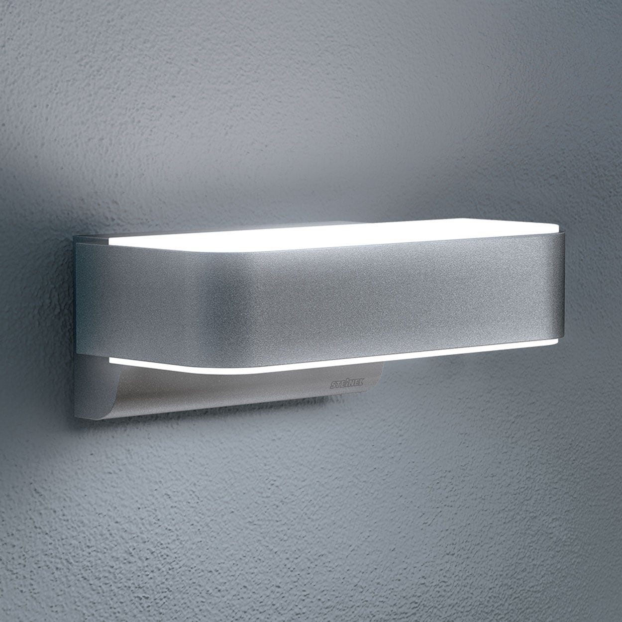 steinel LED Außen-Wandleuchte »L 810 SC ANT«, 2 flammig, Leuchtmittel LED-Board | LED fest integriert, 160° Bewegungsmelder,Smart Home, App-Steuerung,Up&DownLight,Anthrazit