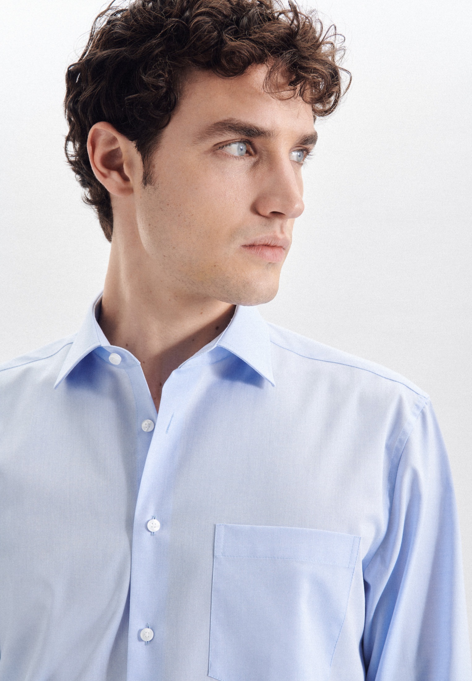 seidensticker Businesshemd »Schwarze Rose« Regular 1/1 Kentkragen Uni