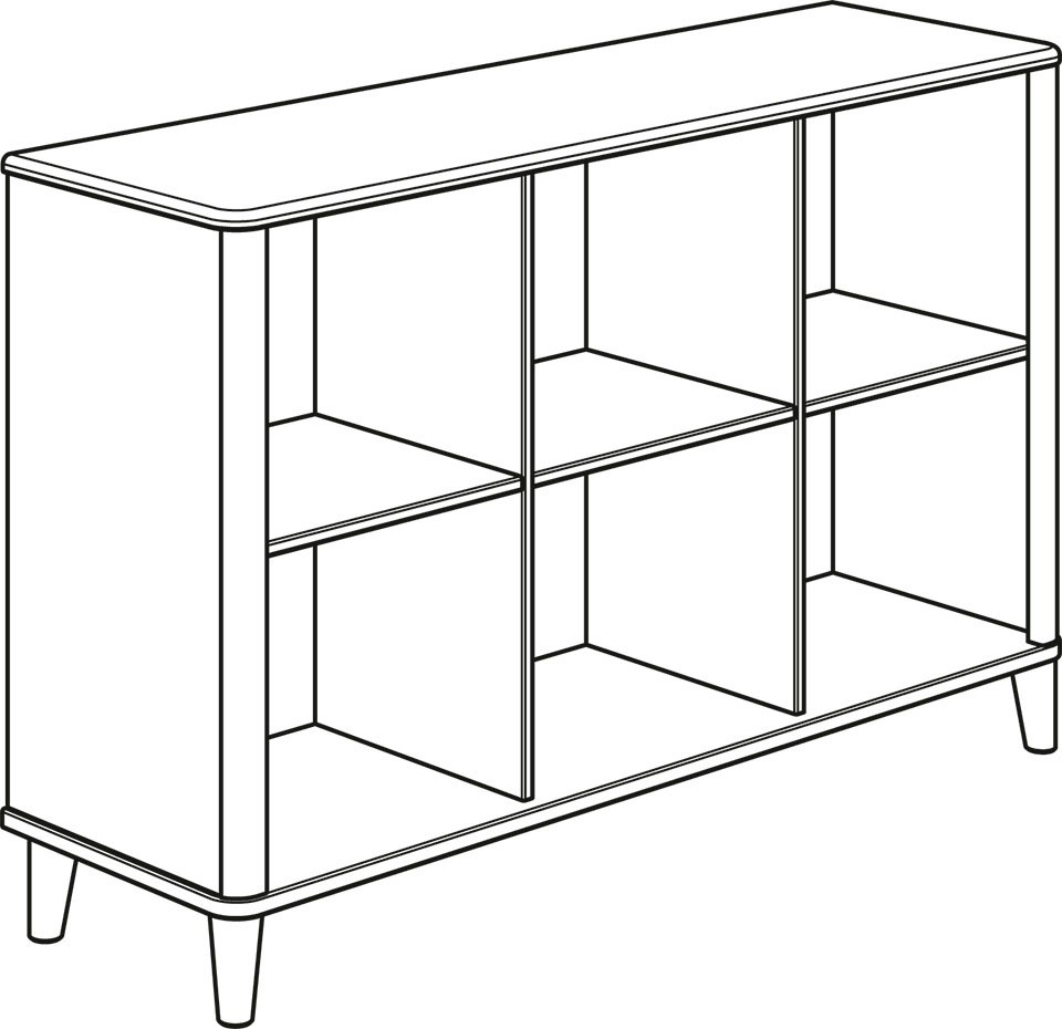 PAIDI Kinderregal »Sideboard "Lotte & Fynn"«, Standregal