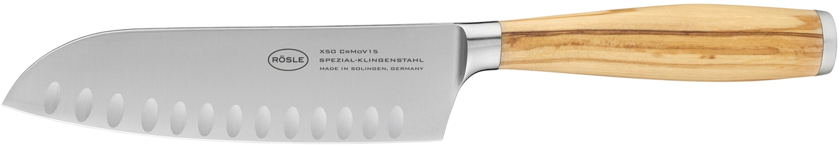 RÖSLE Santokumesser »Artesano« Made in Solingen, Kullenschliff, Klingenspez günstig online kaufen