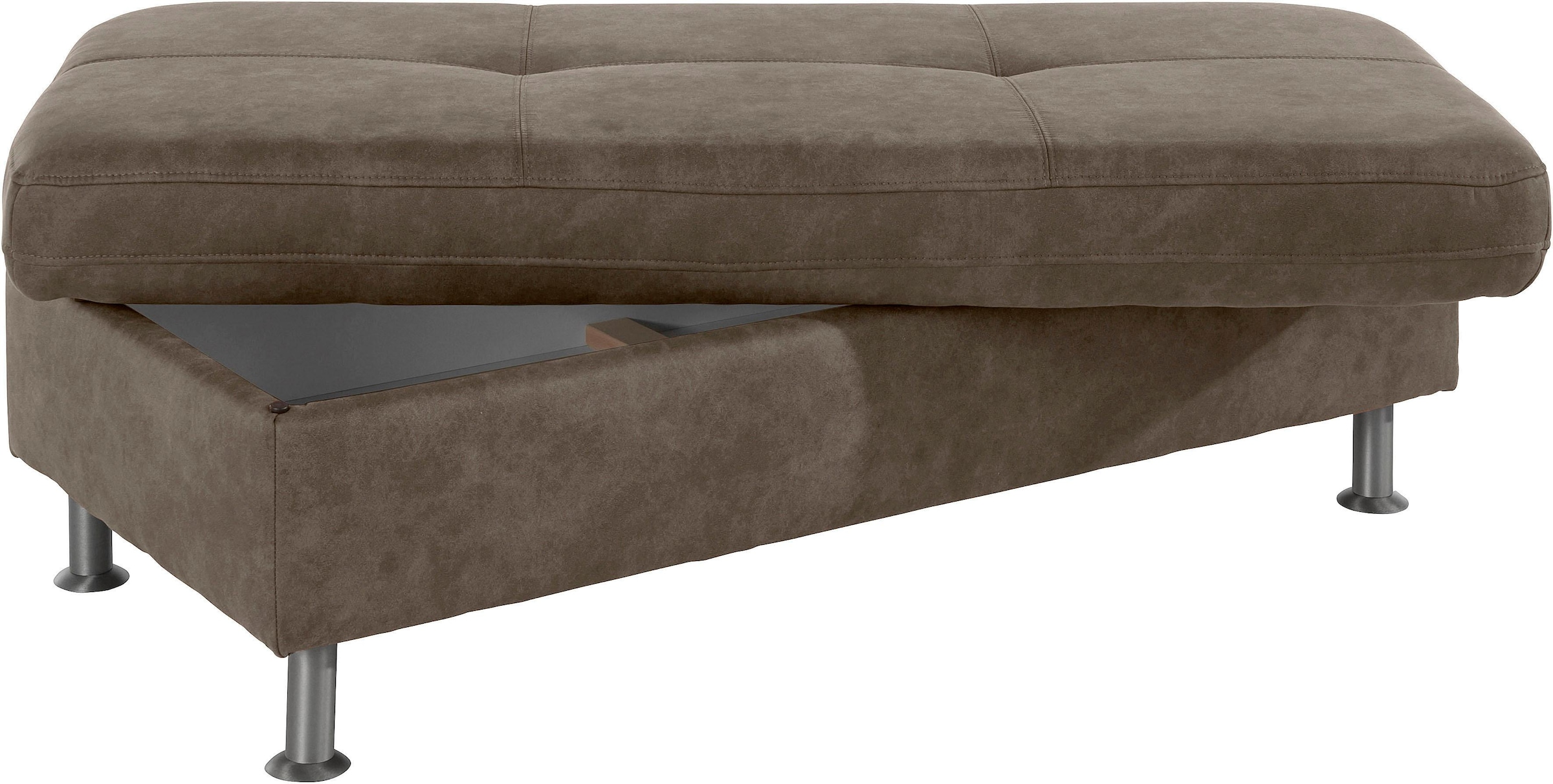 exxpo - sofa fashion Hocker »Maretto Bankhocker mit tollem Sitzkomfort«, praktisches Staufach unter der Sitzfläche