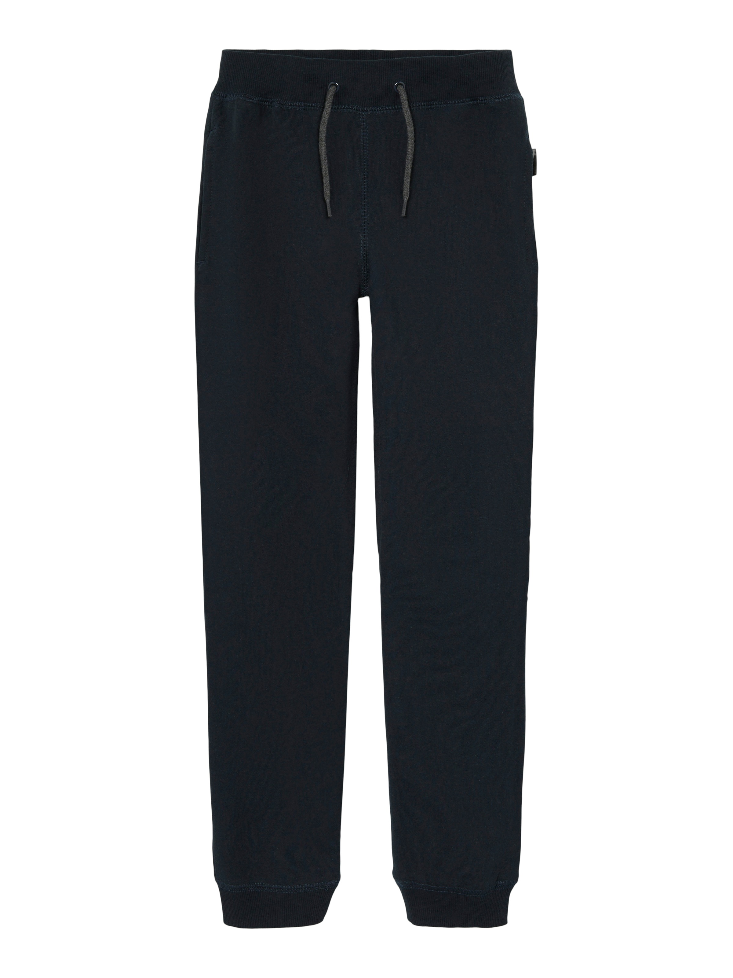 Name It Trainingshose »NKMSWEAT für Jungen mit verstellbarem Bund und Kordelzug«, unifarben, casual, regular fit, Baumwollmix, Rundhals