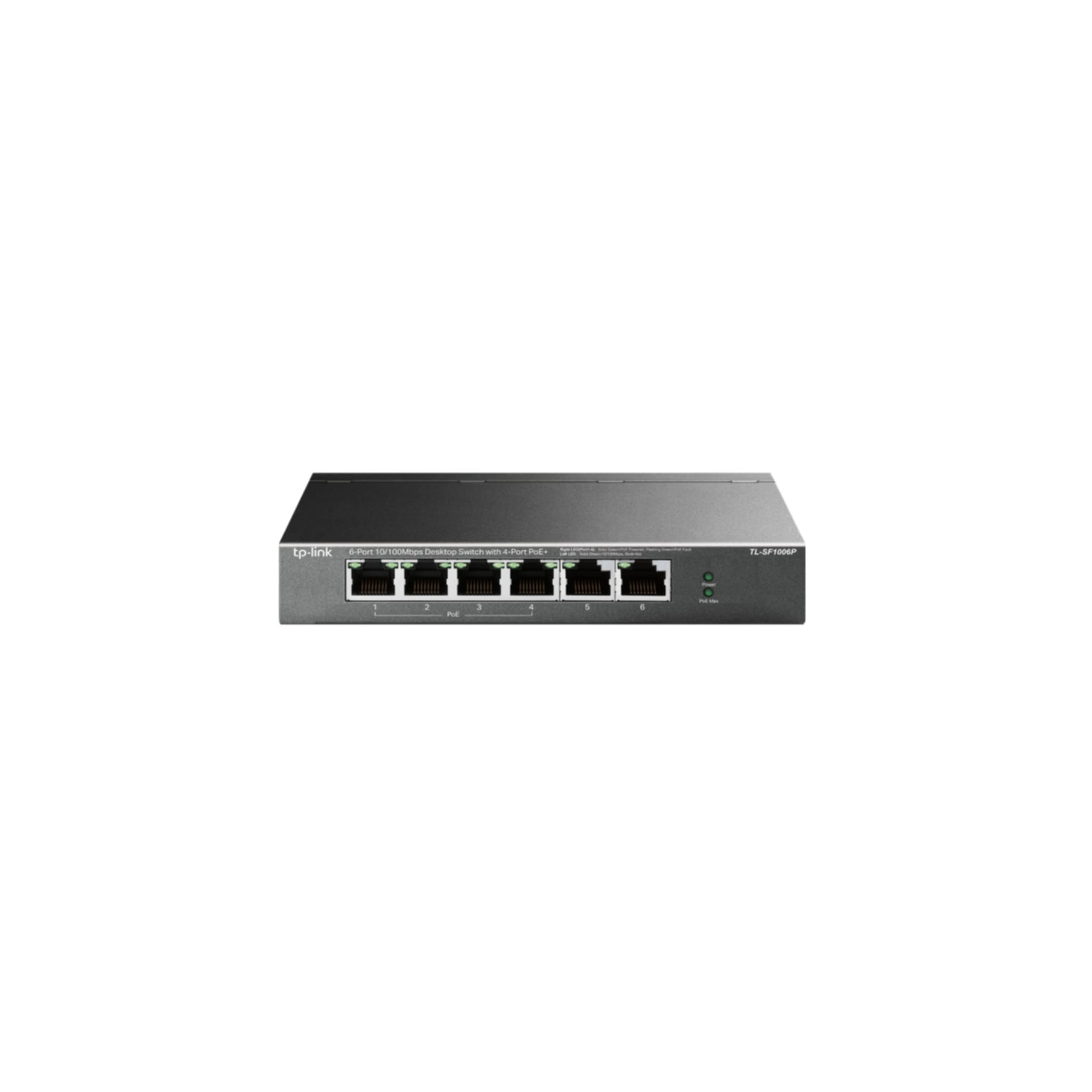 TP-Link Netzwerk-Switch »6-Port 10/100Mbit/s-Desktop-Switch mit 4-Port PoE+«