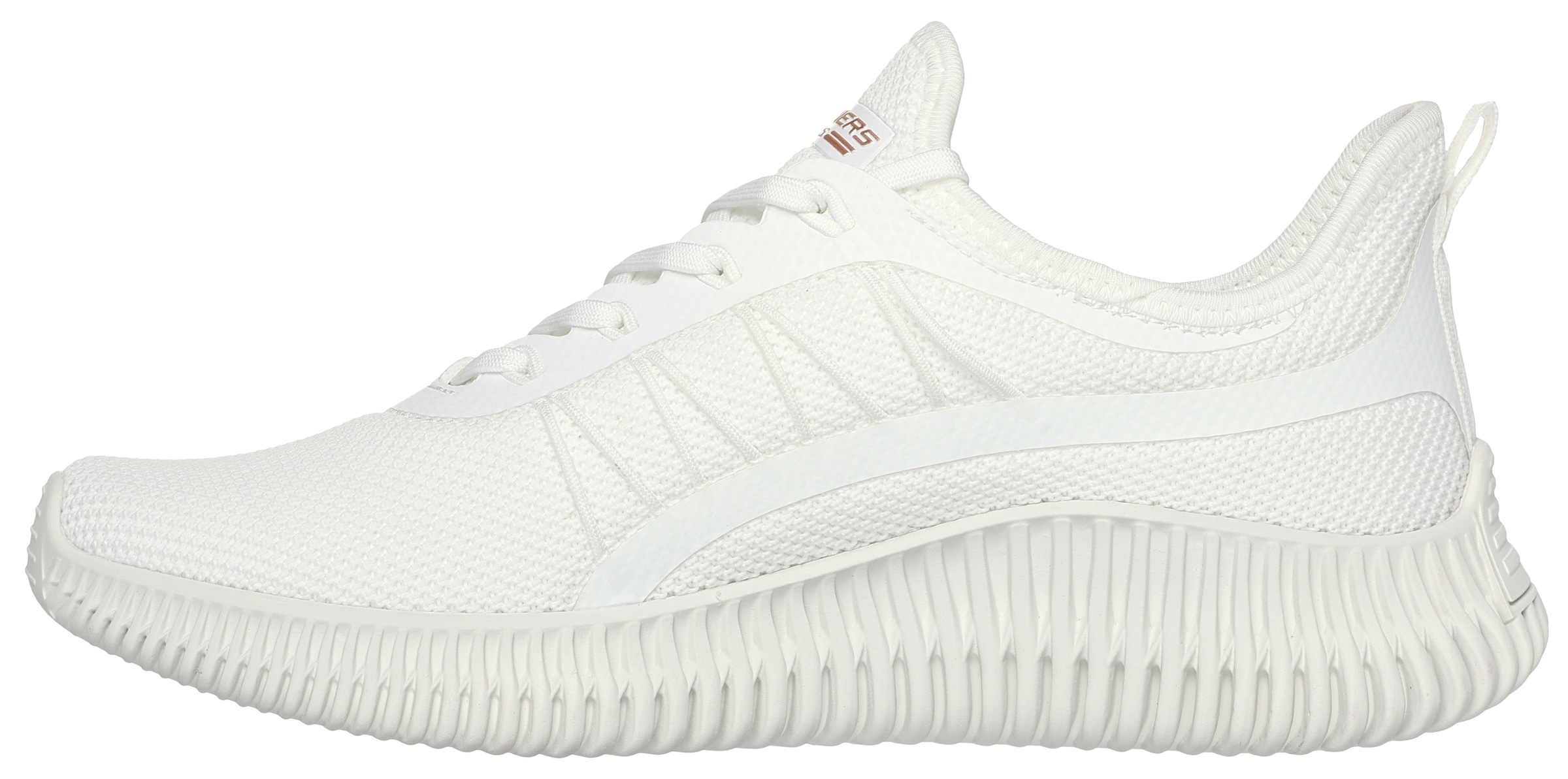 Skechers Slip-On Sneaker »BOBS GEO-NEW AESTHETICS«, Freizeitschuh, Schlupfschuh in veganer Verarbeitung