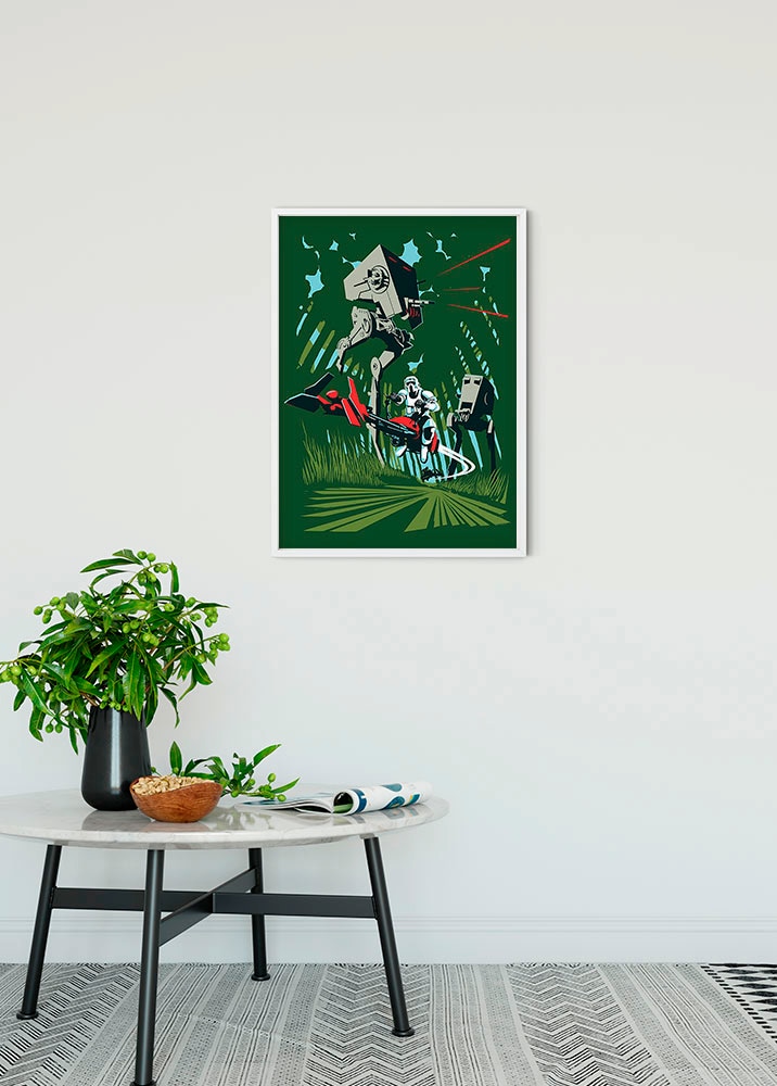Komar Bild »Star Wars Classic Vector Endor« Star Wars 1 Stk. tlg. Wandbild zur Dekoration im Kinderzimmer - ohne Rahmen