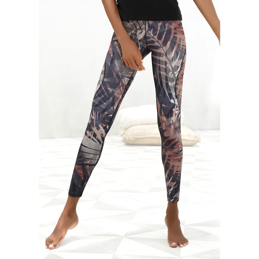 LASCANA ACTIVE Leggings »Tropical«