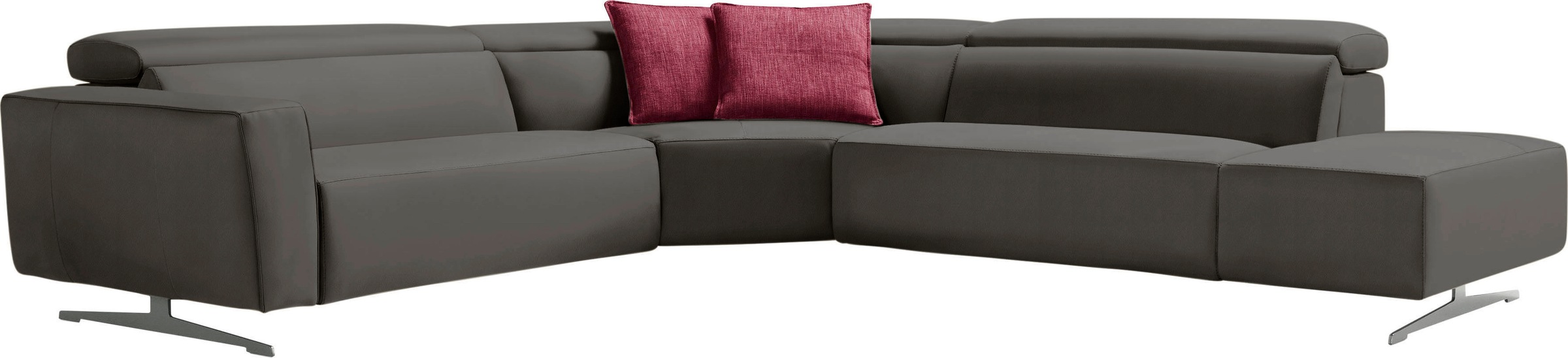 Egoitaliano Ecksofa »Stefanie-e, Designsofa der Extraklasse, bequem mit hoh günstig online kaufen