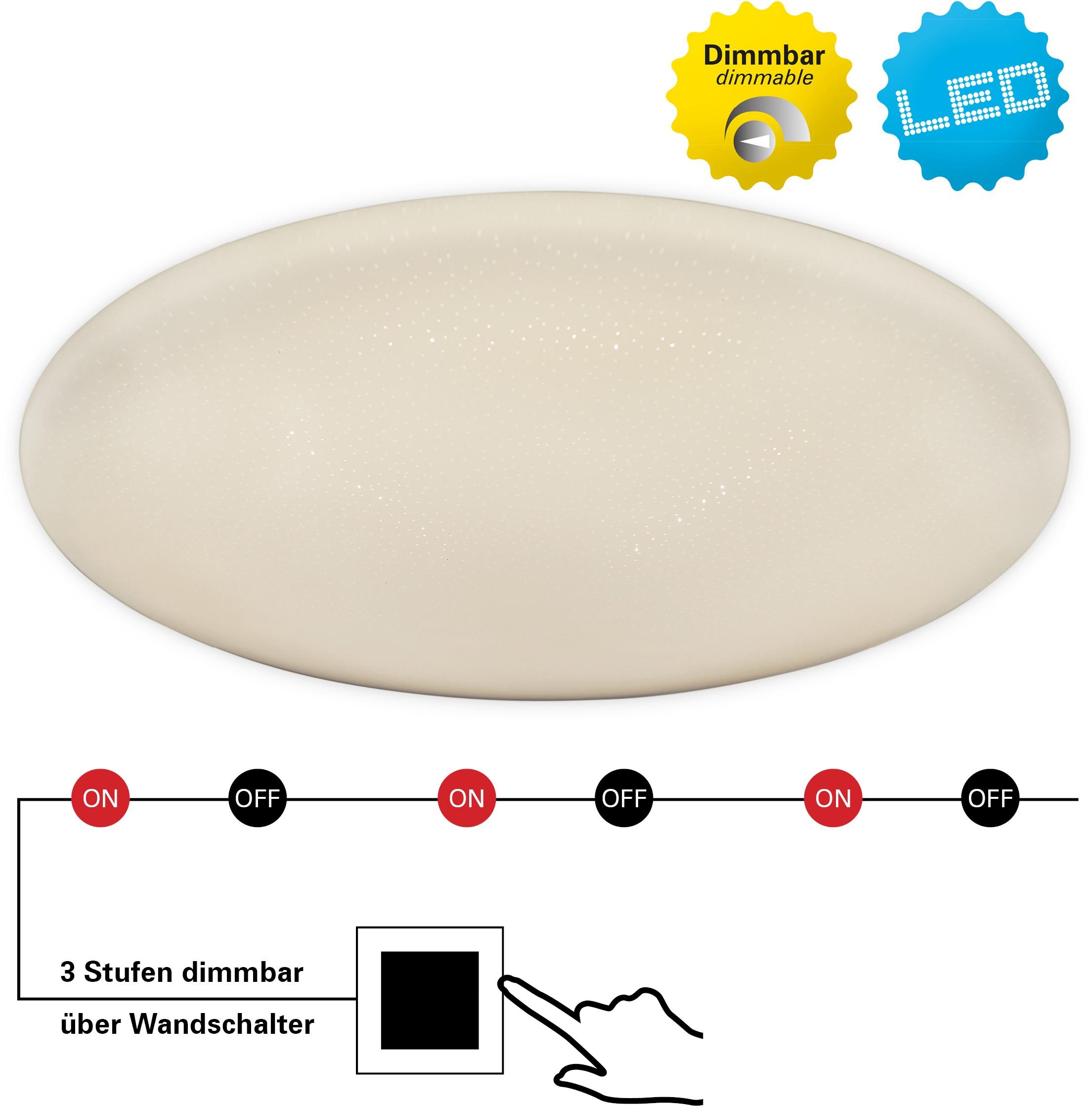 näve LED Deckenleuchte »RAVENNA«, Leuchtmittel LED-Board   LED fest integri günstig online kaufen