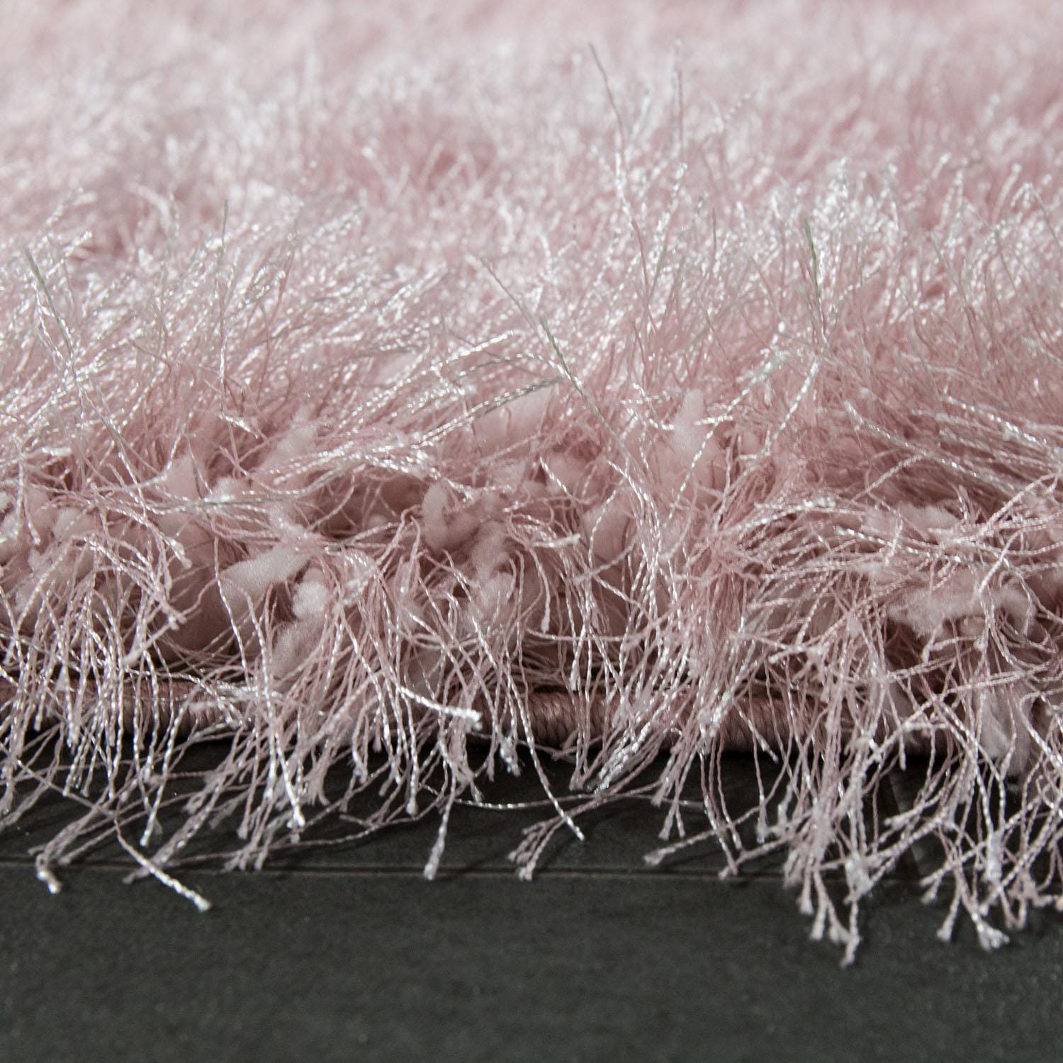 Paco Home Hochflor-Teppich »Glamour 300«, rechteckig, 70 mm Höhe, Uni Farben, mit weichem Glanz Garn, auch als Läufer erhältlich