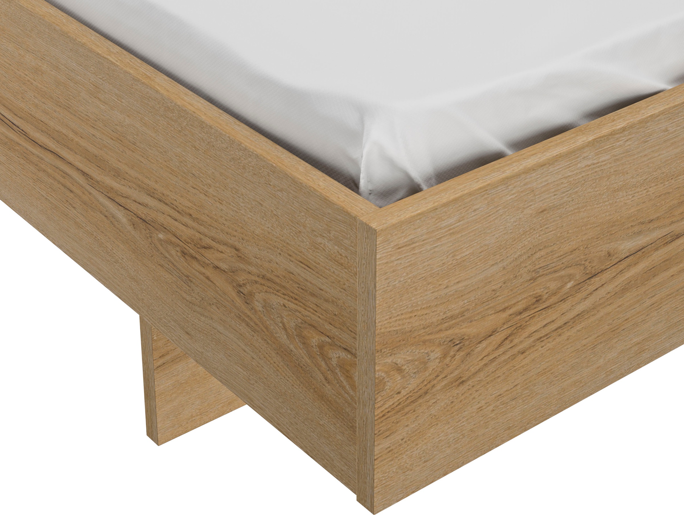 Gami Einzelbett, Kopfteil mit Relief