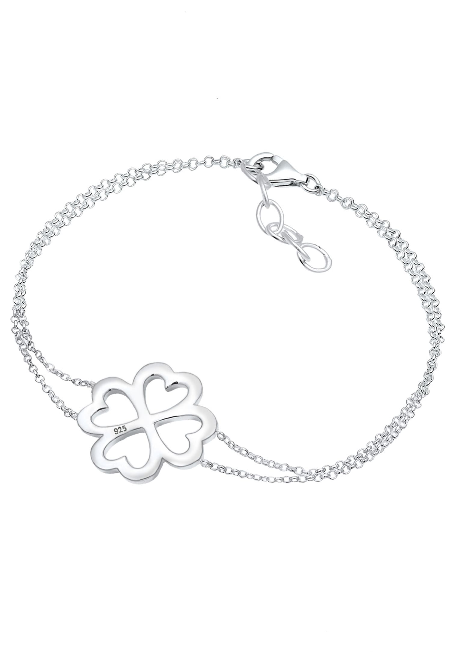 Elli Armband »Kleeblatt Glücksbringer Luck 925 Silber«