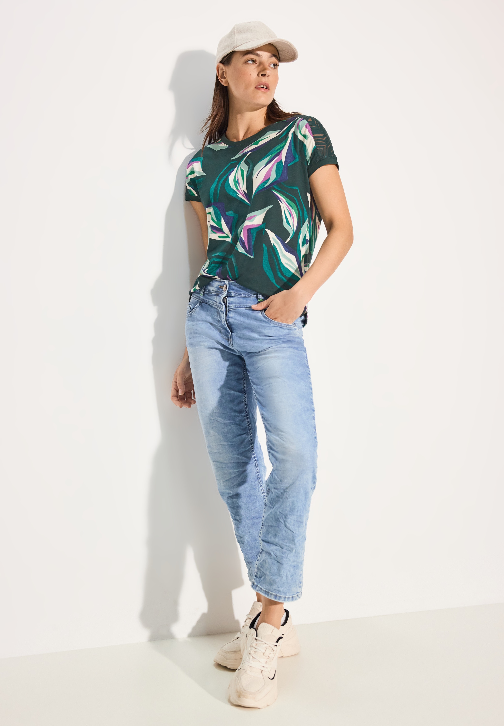 Cecil Print-Shirt, mit All-Over Print