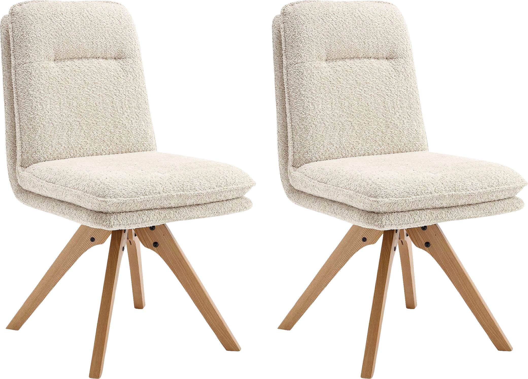 Home affaire Esszimmerstuhl »Valencia«, (Set), 2 St., Boucle, verschiedene günstig online kaufen