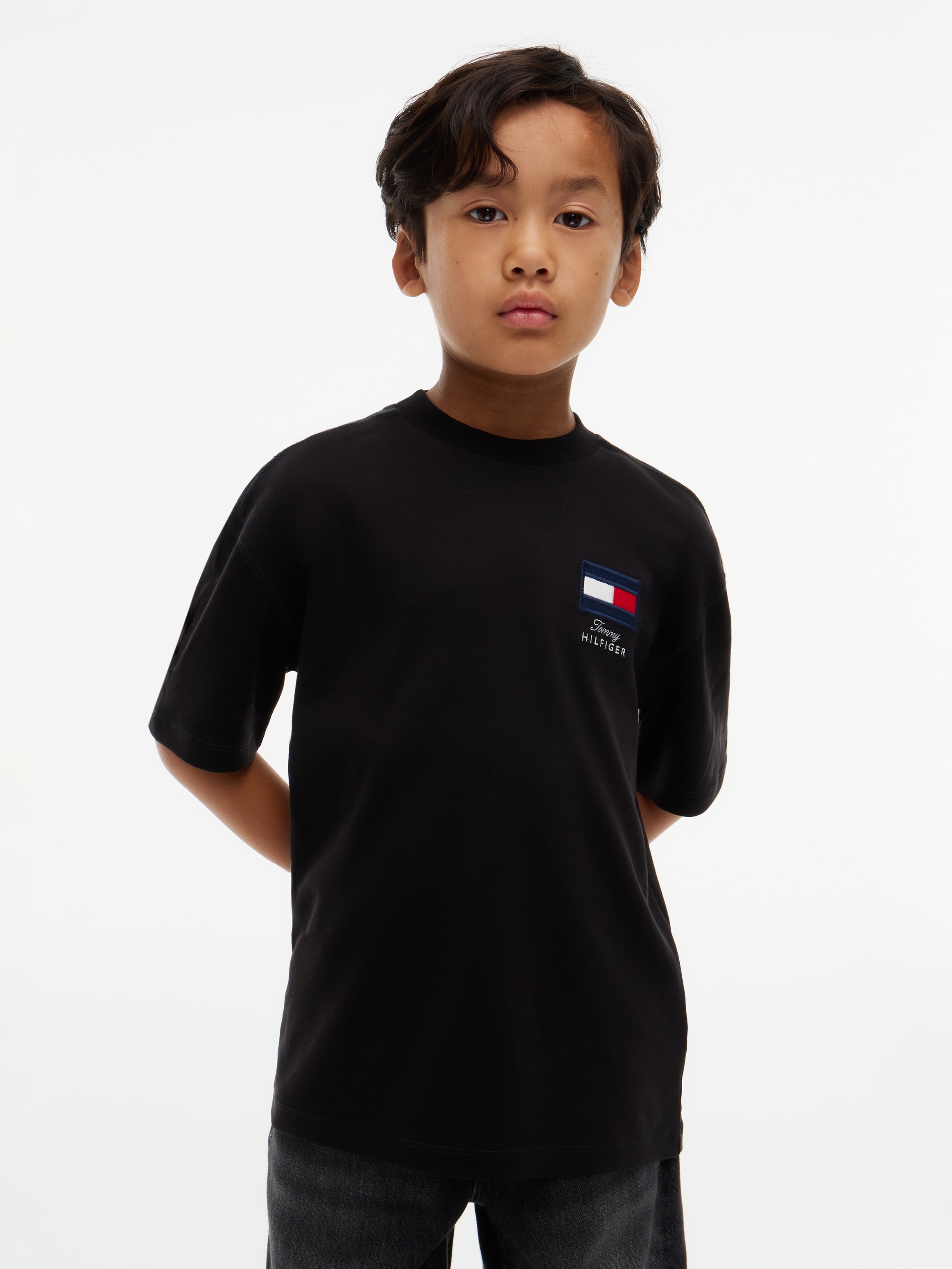 Tommy Hilfiger T-Shirt Regular Fit, Druck, Kinder bis 16 Jahre