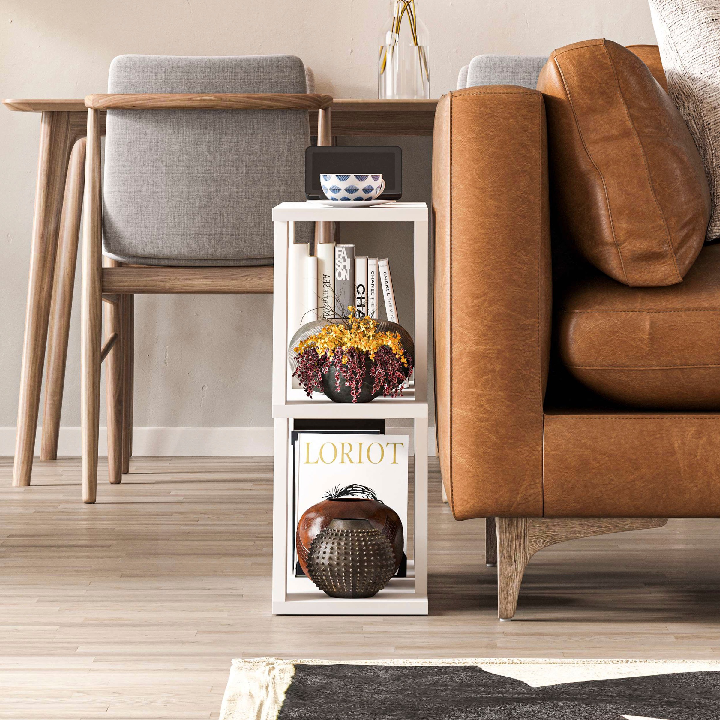 Decortie Beistelltisch »LAZENA BEISTELLTISCH«, (Packung, 1 St.), Leichte Montage, Lagerung, Platzsparend