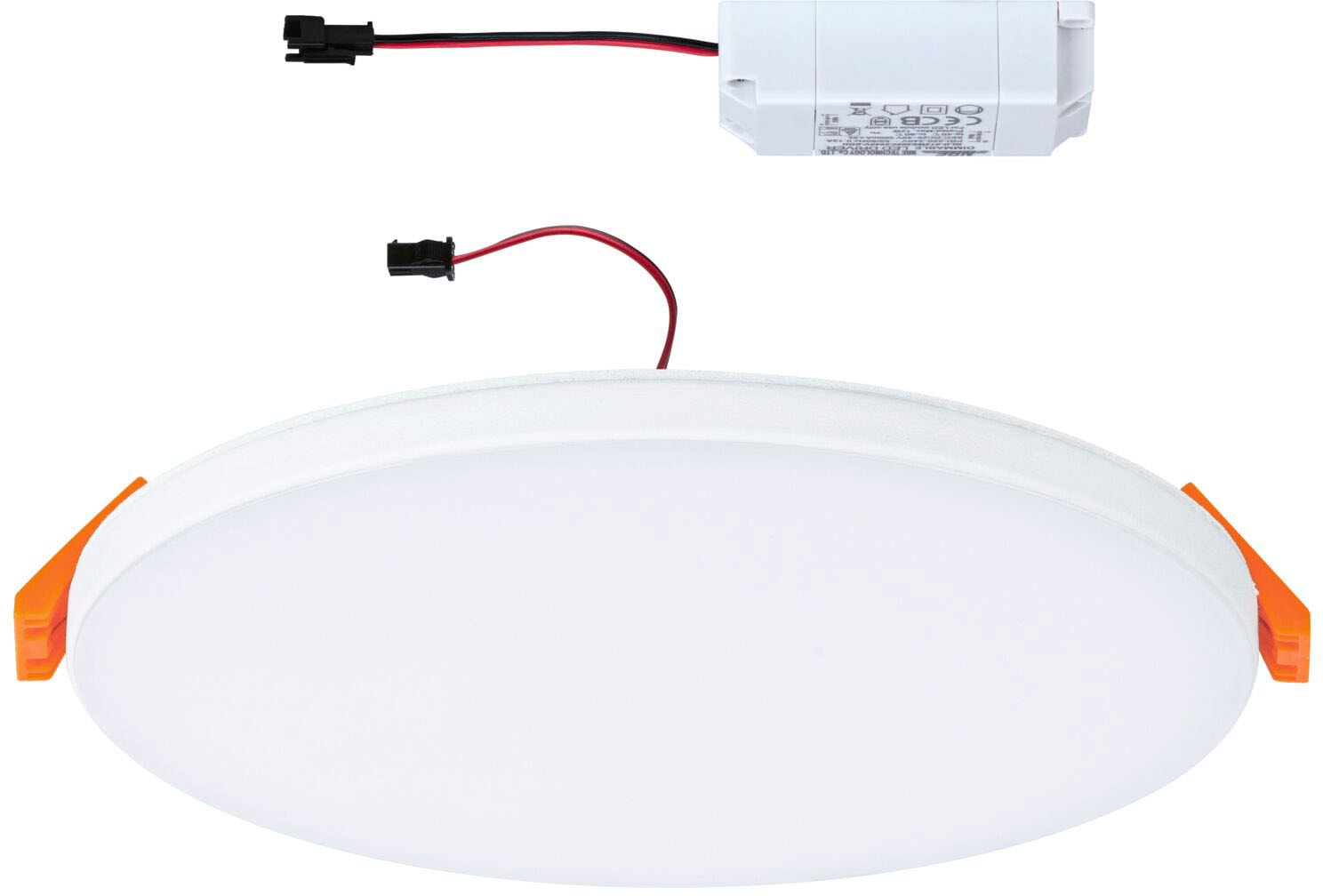 Paulmann LED Einbauleuchte »Veluna VariFit Edge IP44 rund 160mm 1100lm 4000K dimmbar«, 1 flammig, LED Einbaupanel IP44 rund 160mm 1100lm 4000K Weiß dimmbar