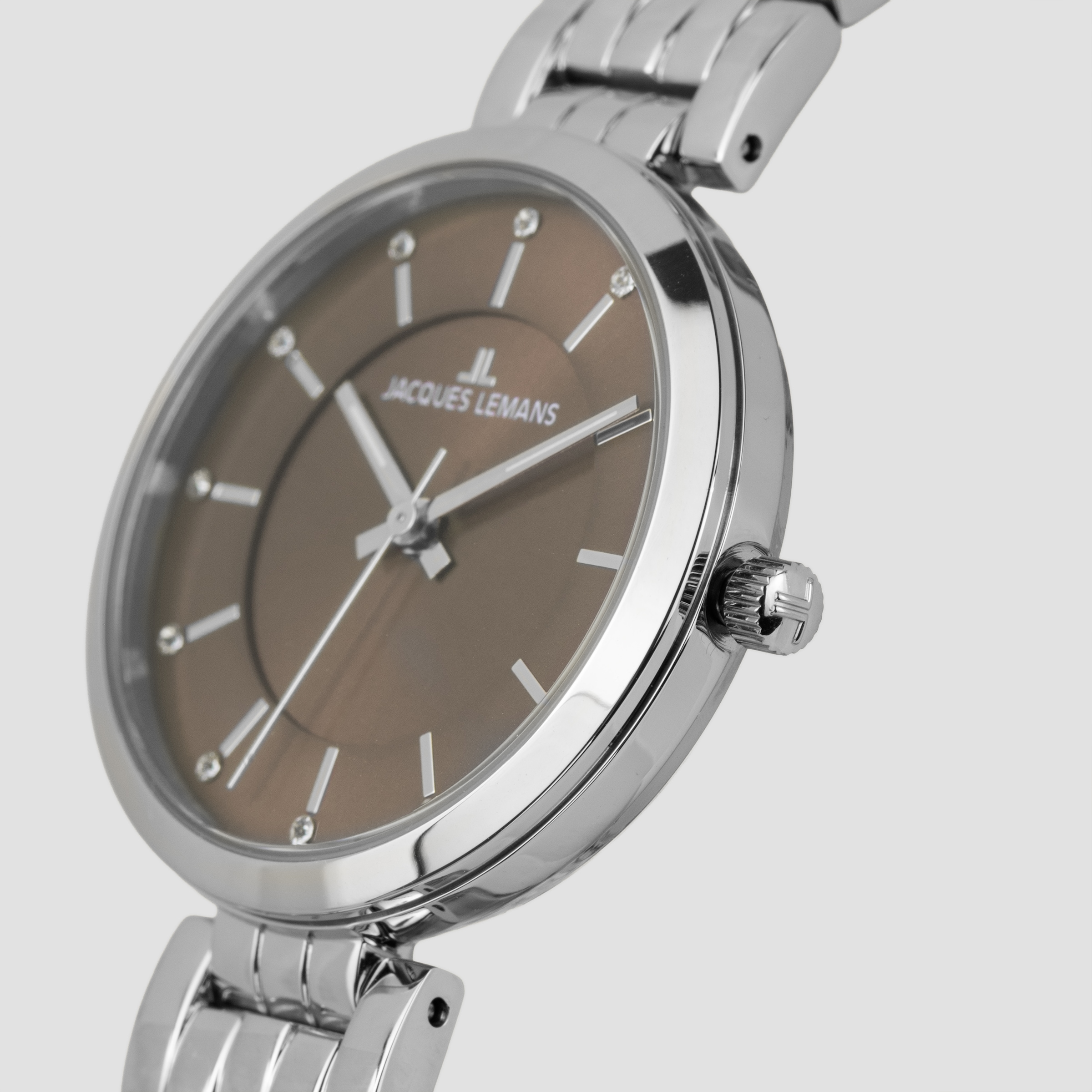 Jacques Lemans Quarzuhr »Milano« Armbanduhr, Damenuhr, Edelstahlarmband, analog