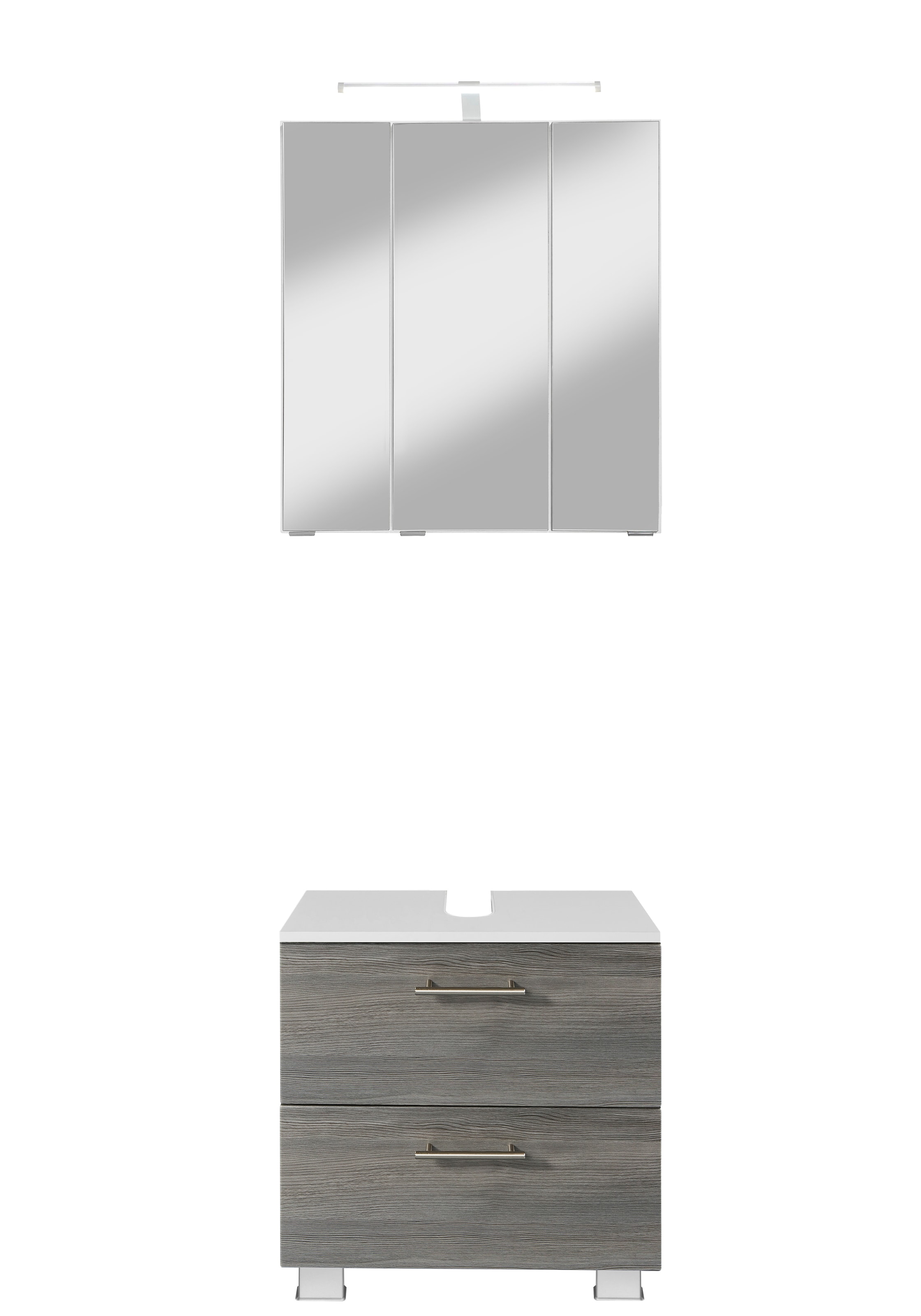 welltime Badmöbel-Set »"Trento", Badezimmer-Set, Waschbeckenunterschrank, S günstig online kaufen