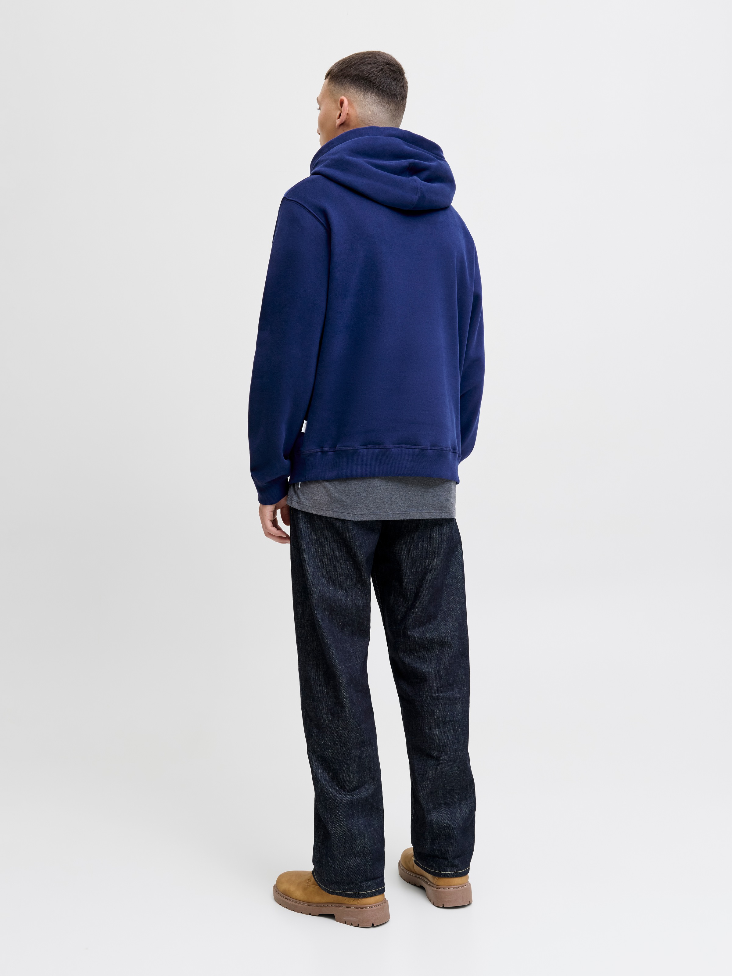 Jack & Jones Kapuzensweatshirt »JORBLEECKER BRANDING SWEAT HOOD BF«
