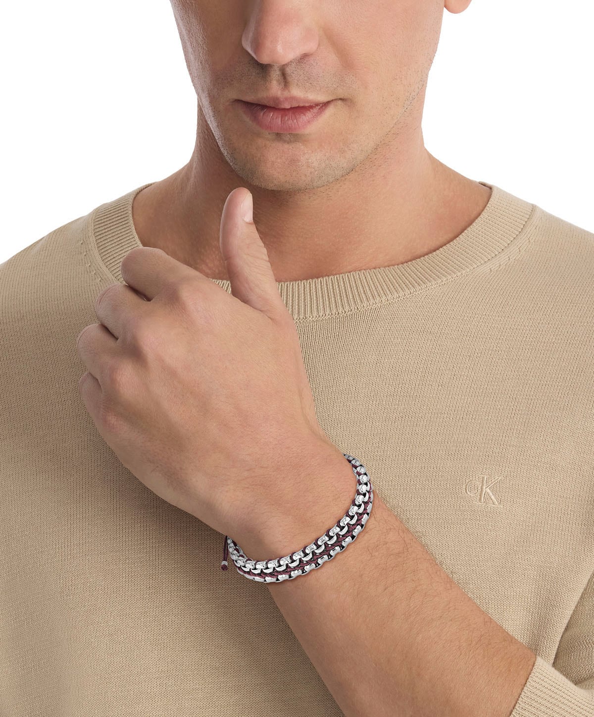 Calvin Klein Armband »Schmuck Edelstahl Armkette CK FUSED, 35100039, 35100040, 35100041«