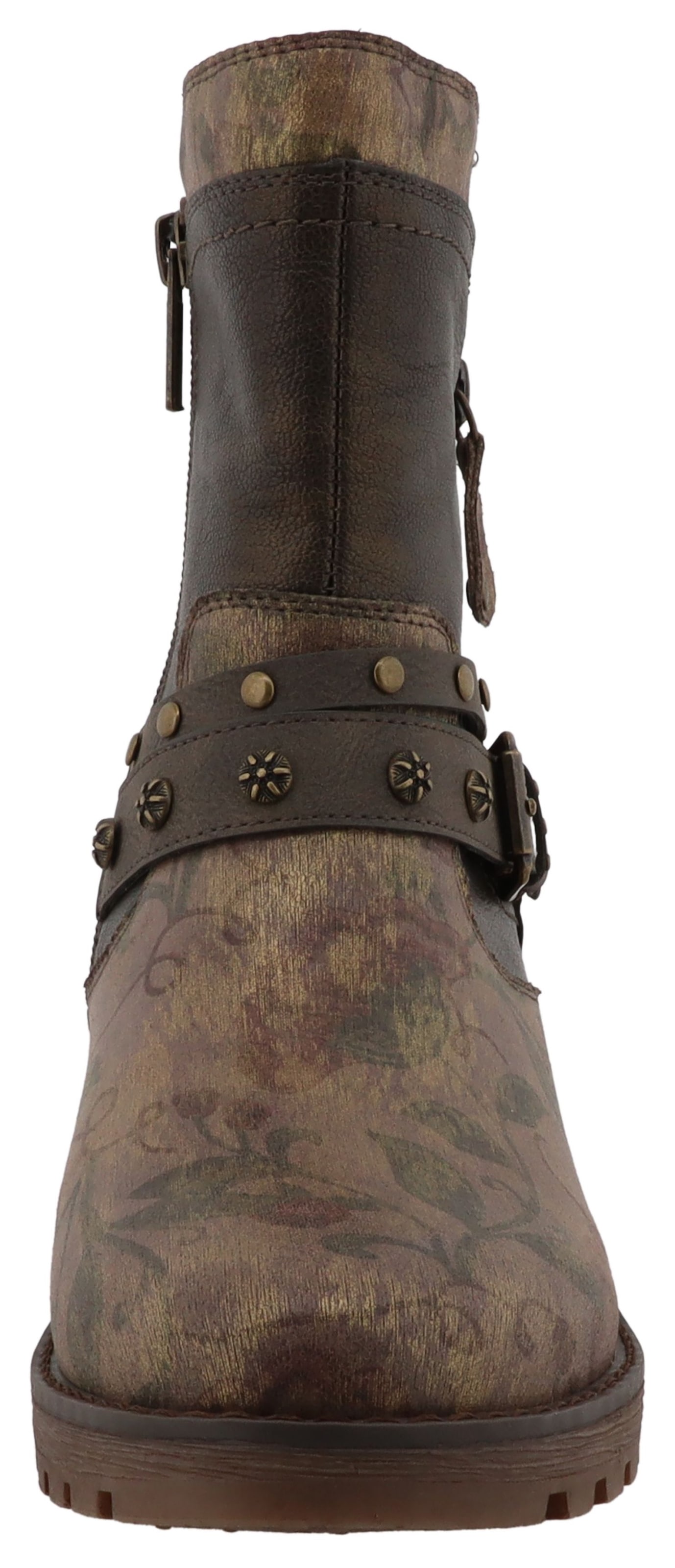 Mustang Shoes Winterboots »Haukea«  Biker Boots mit Blockabsatz