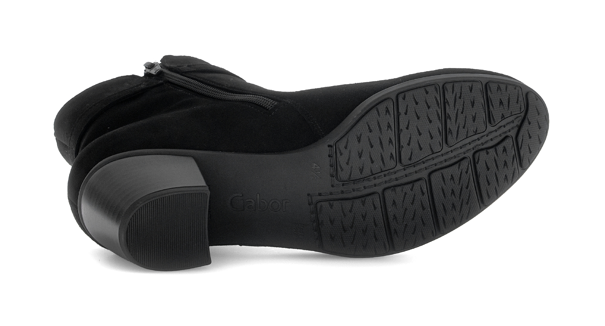 Gabor Stiefelette, Blockabsatz, Businessschuh in schmaler Form