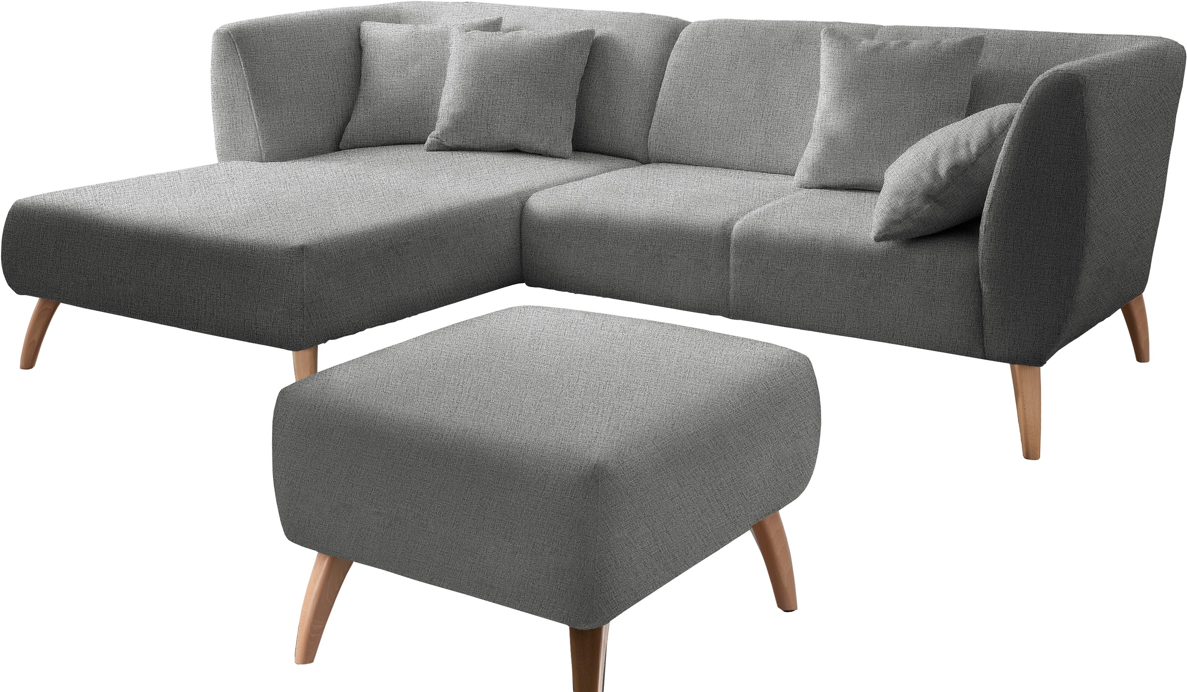 INOSIGN Ecksofa "Colori Polstermöbel mit zeitlos eleganter Rückenführung. L günstig online kaufen