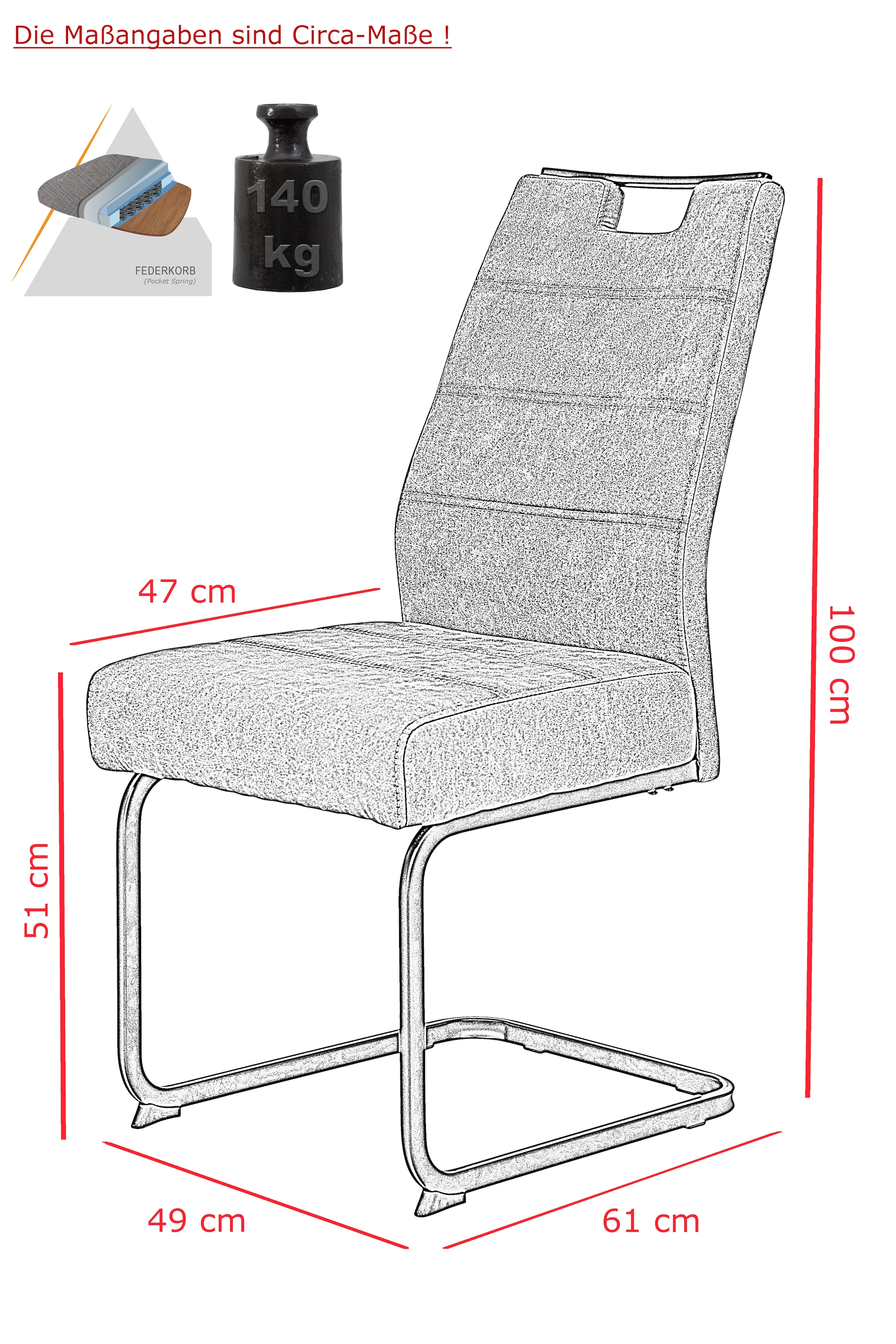 HELA Essgruppe »ATLANTA«, (5 tlg., 1 Tisch / 4 Stühle), Tischplatte ausziehbar, XL Sitzbreite