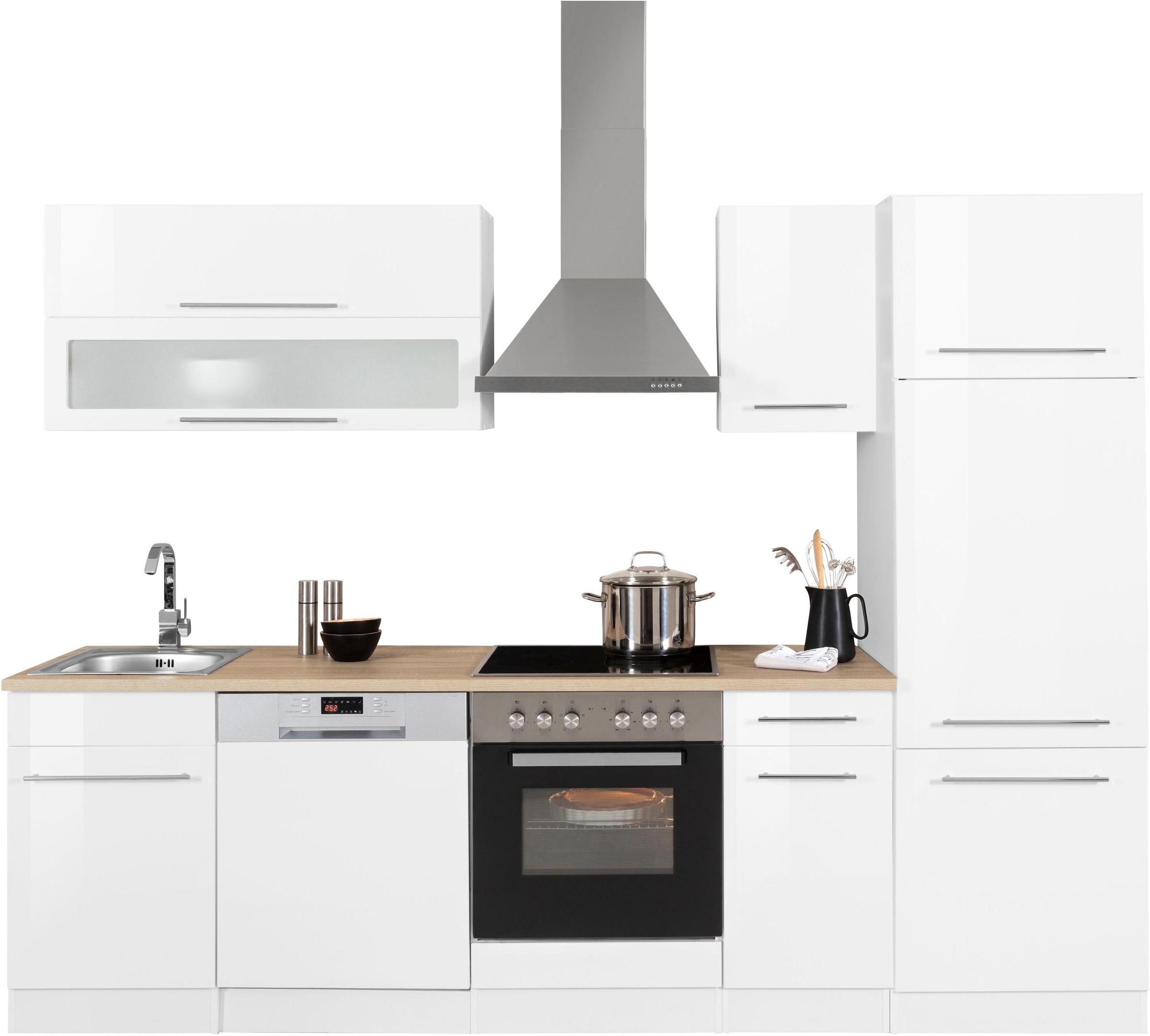 KOCHSTATION Küchenzeile »KS-Eton«, mit E-Geräten, Breite 270 cm günstig online kaufen