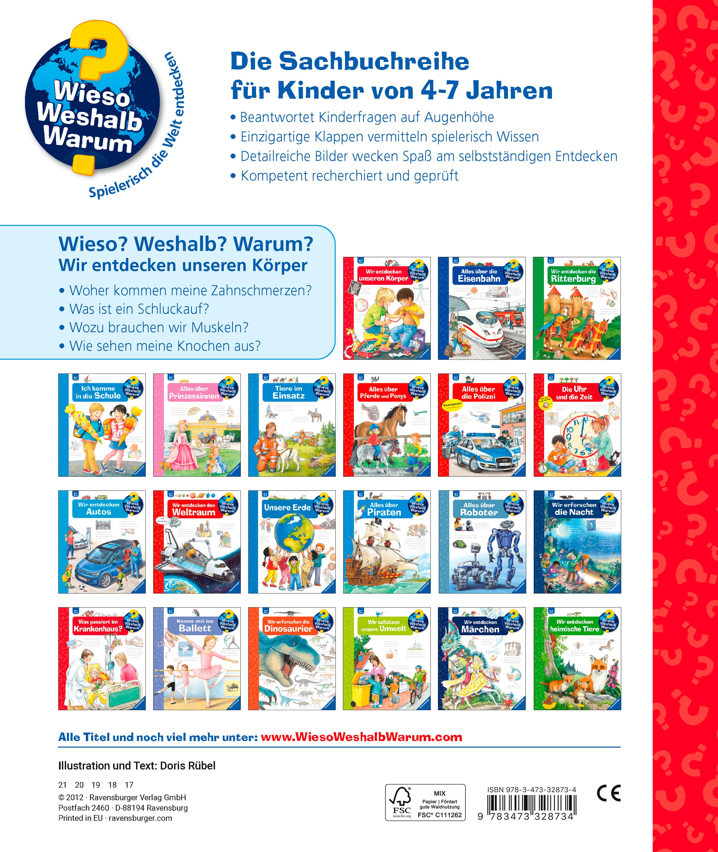 Ravensburger Kinderbuch »Wieso? Weshalb? Warum?, Band 1 Wir entdecken unseren Körper«