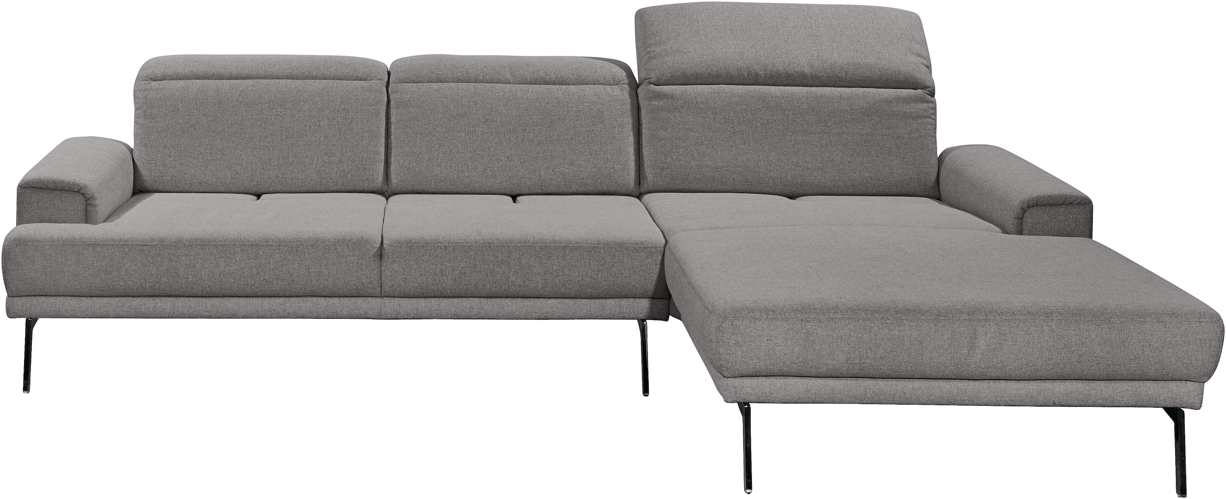 Musterring Ecksofa »MR 4580«, mit Kopf- und Sitztiefenverstellung, Metallfu günstig online kaufen