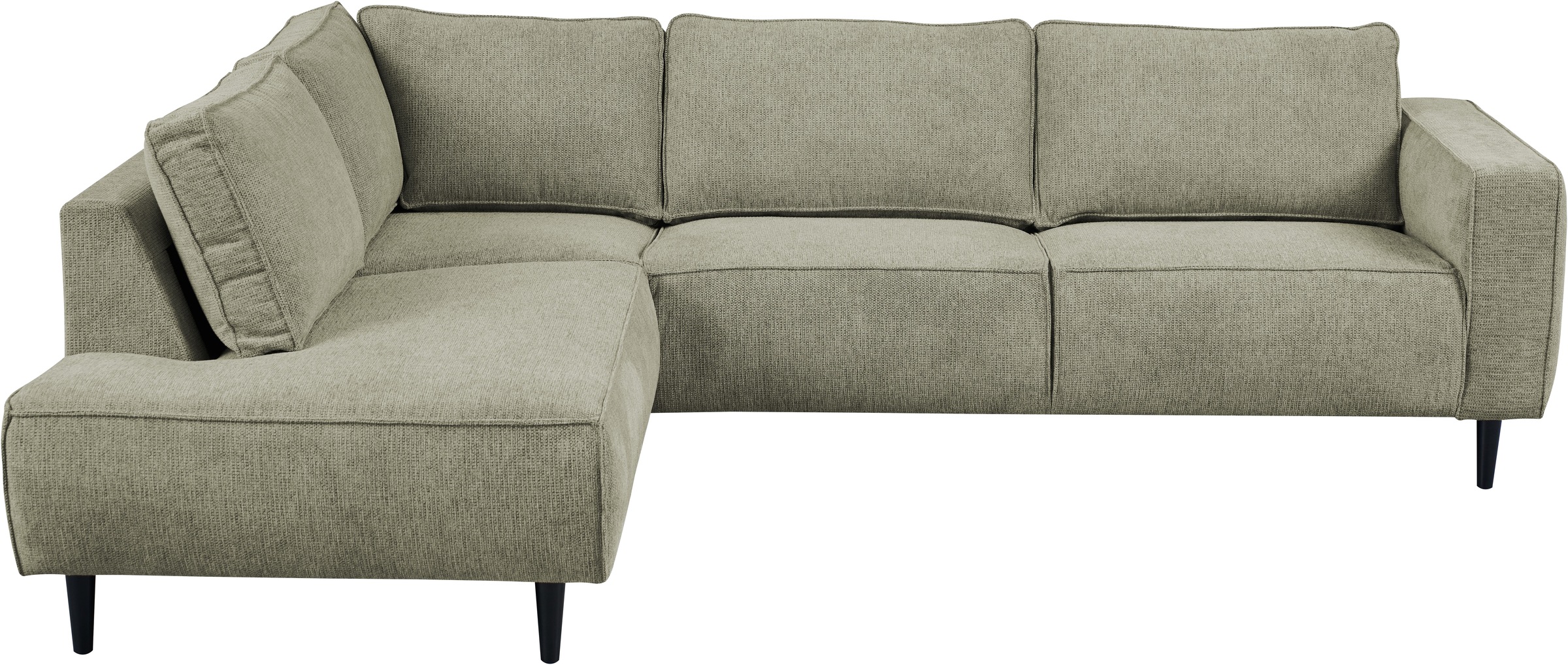 Places of Style Ecksofa »Fumone, Lederoptik oder Soft-Touch Chenille«, Brei günstig online kaufen