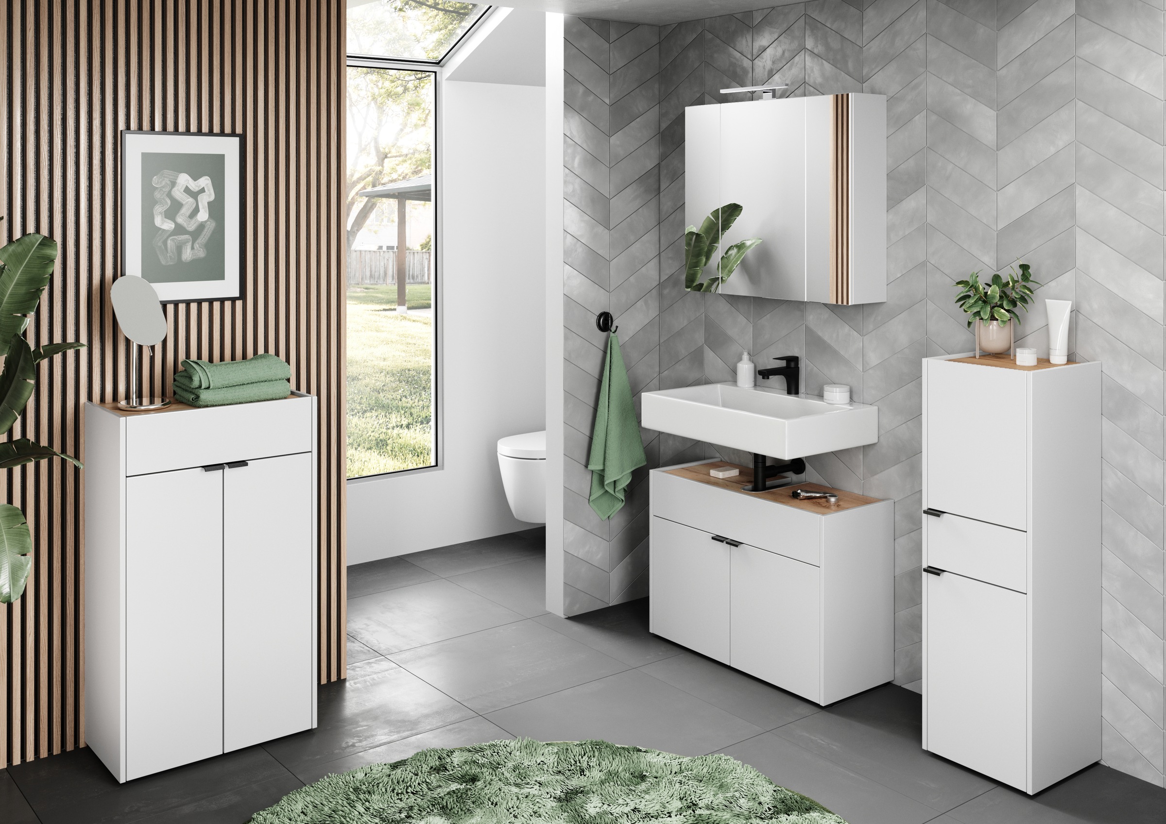 GERMANIA Badkommode »Ameca« Kommode mit einer Schublade und zwei Türen günstig online kaufen