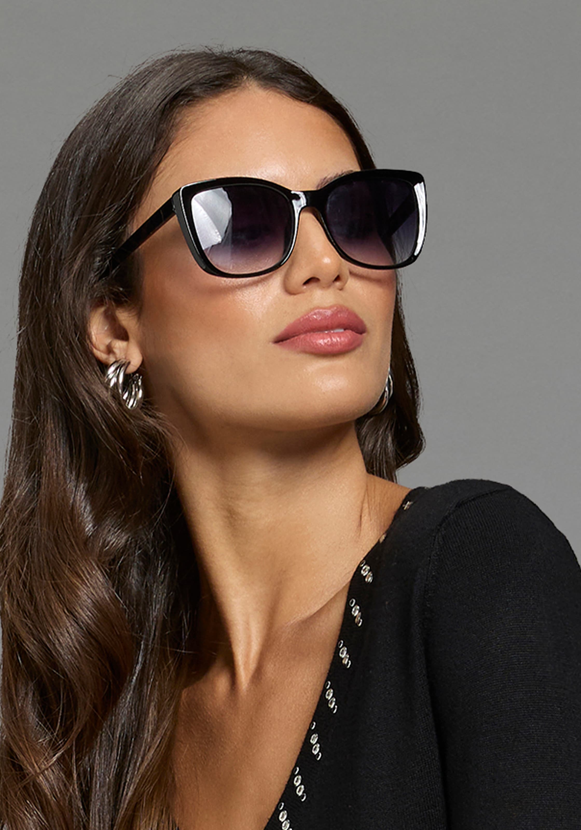 Laura Scott Sonnenbrille für Damen mit grauen Verlaufsgläsern