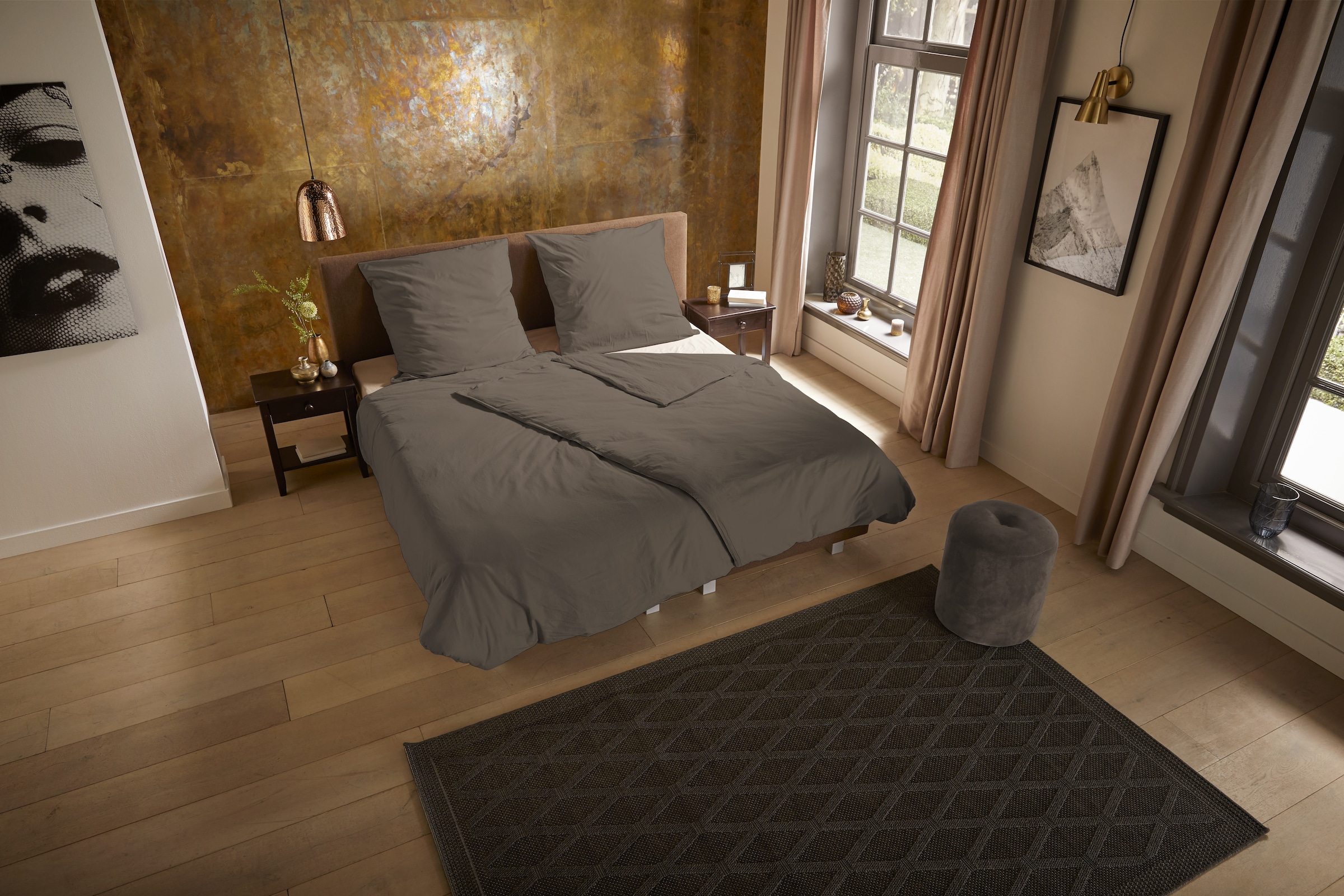 PURE luxury collection Bettwäsche »Pure uni«, Mikrofaser, Pflegeleicht, Wei günstig online kaufen